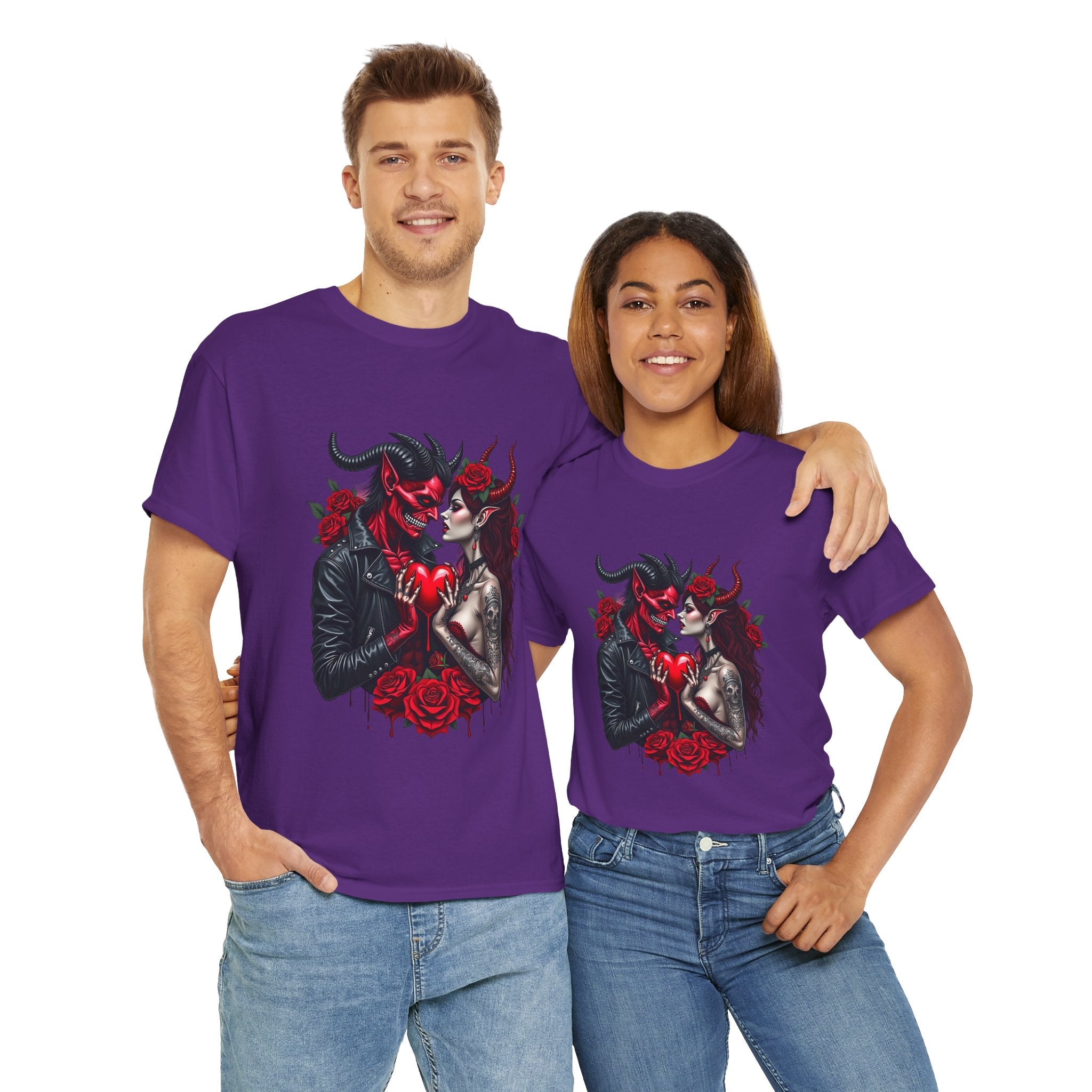 Romantic Gothic Graphic T-Shirt Printify
