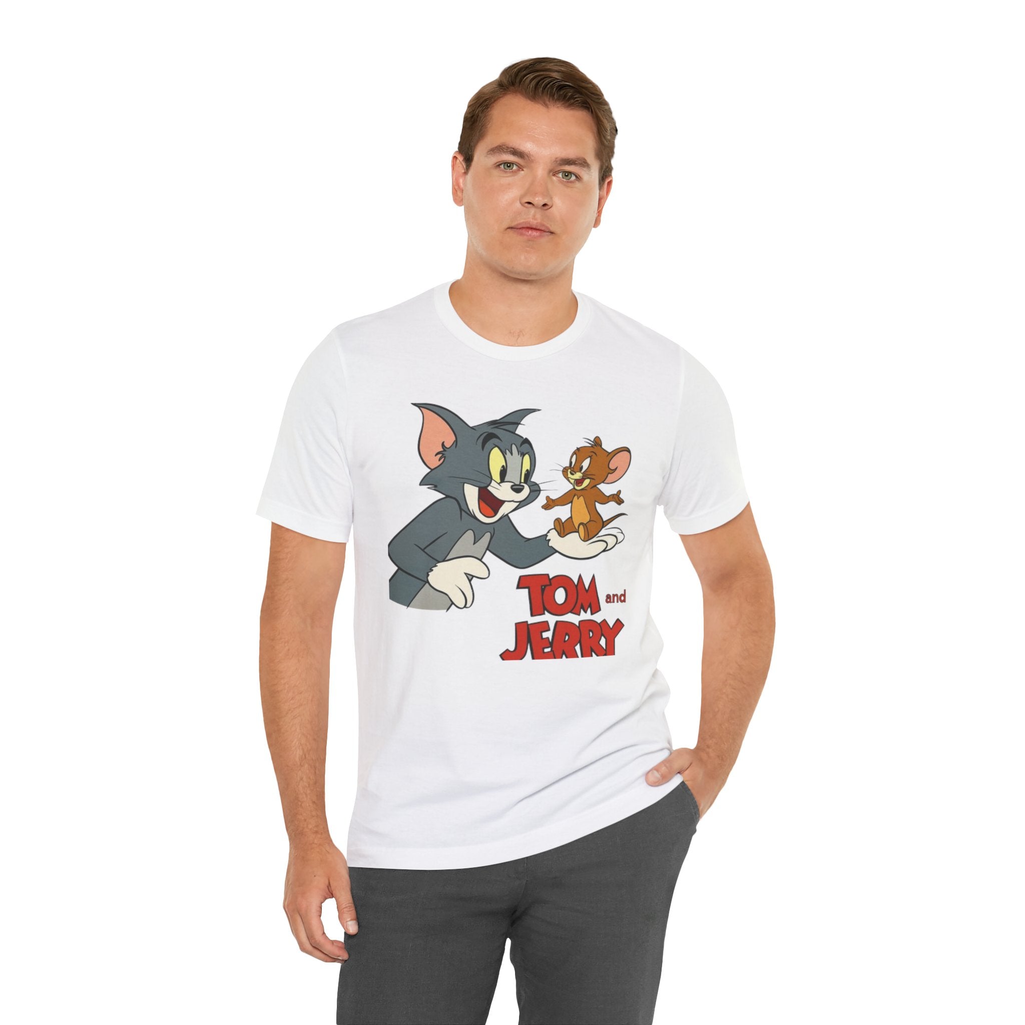Tom and Jerry Graphic T-Shirt Printify