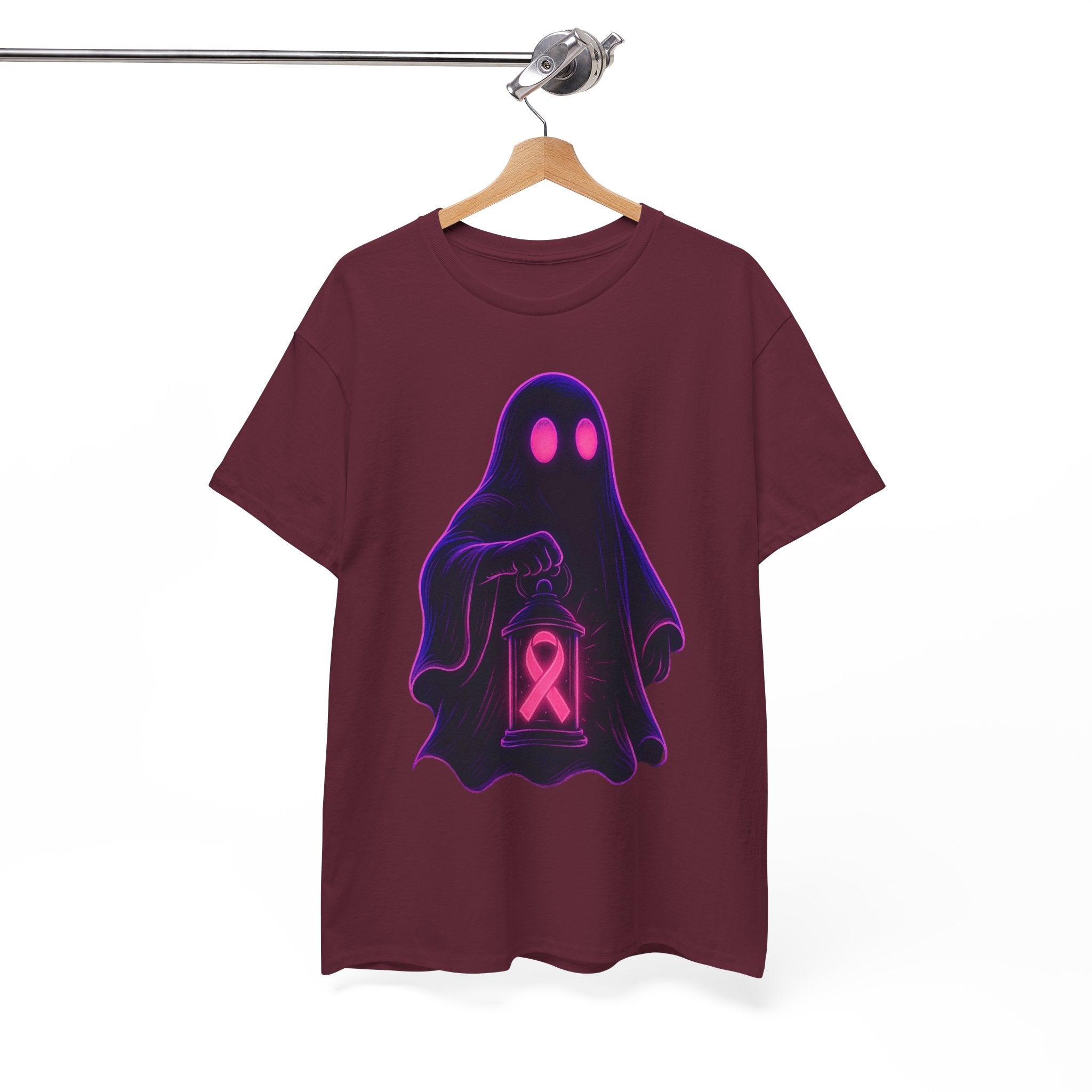Neon Ghost Graphic T-Shirt Printify