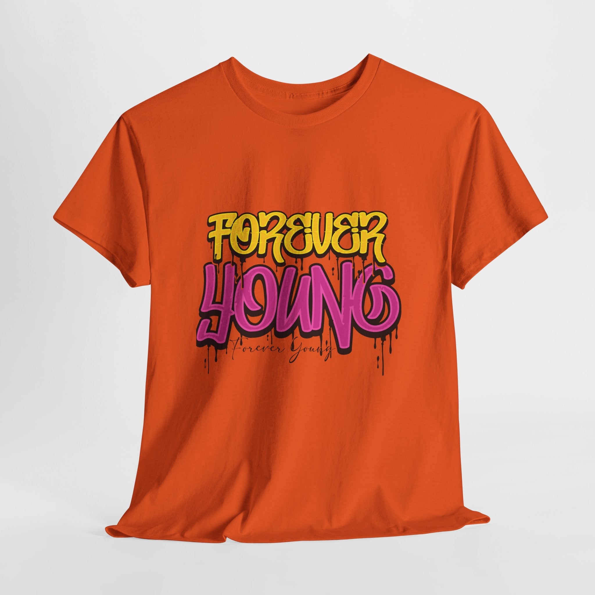Forever Young Graffiti Graphic T- Shirt Printify
