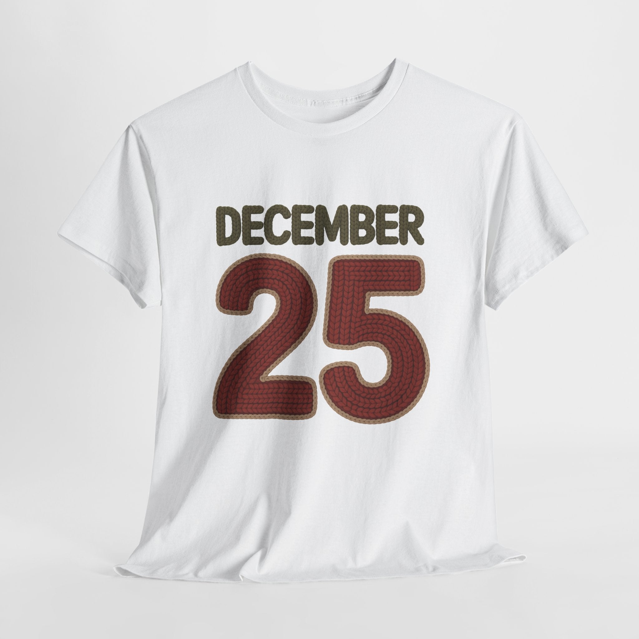 December 25 Christmas Date T- Shirt Printify