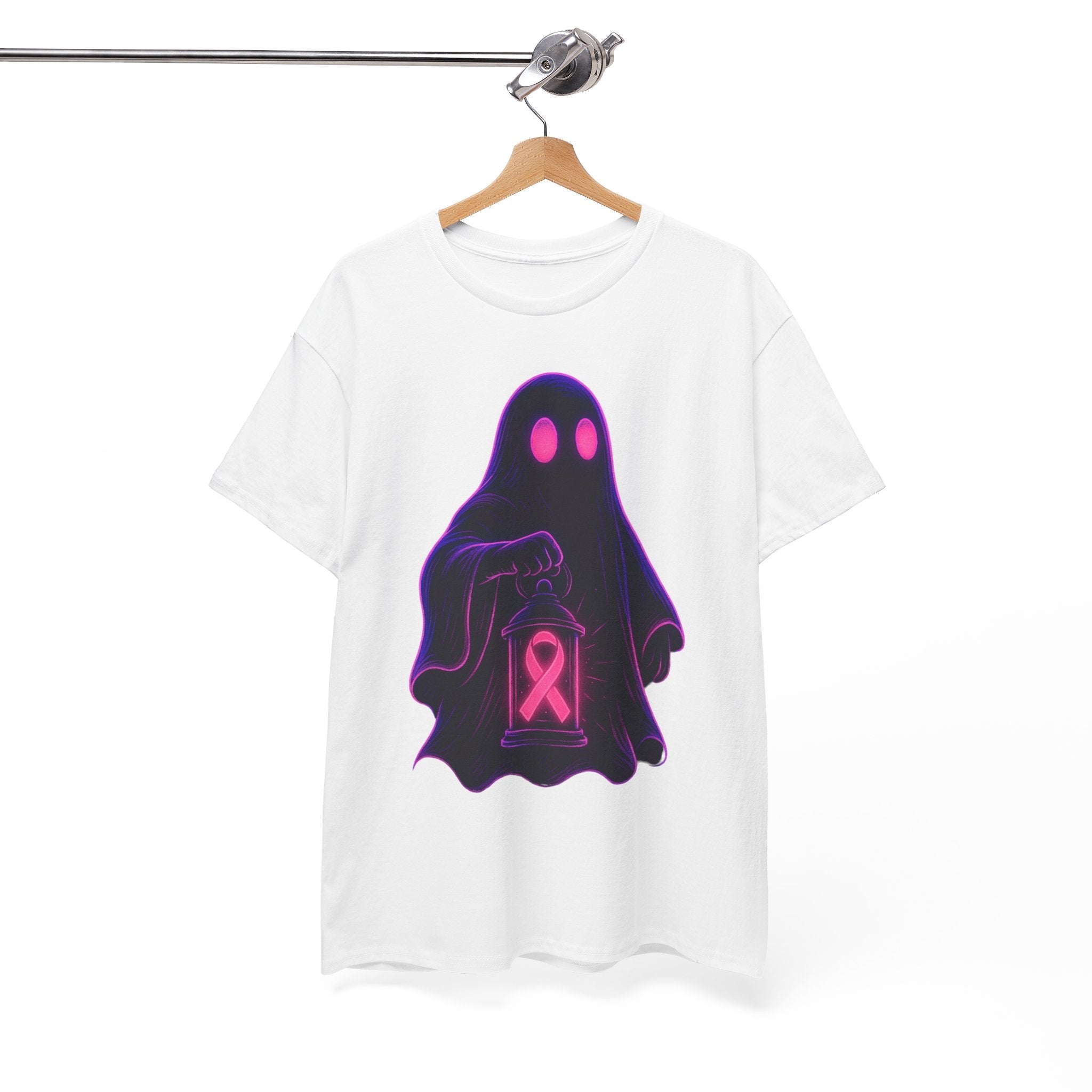Neon Ghost Graphic T-Shirt Printify