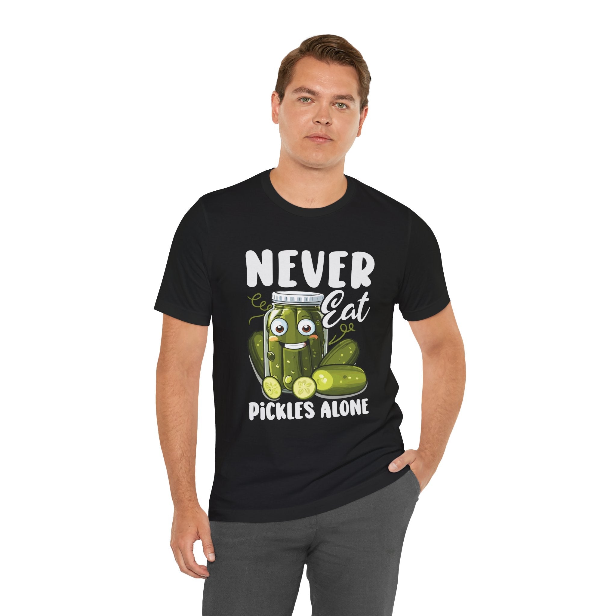 Never Eat Pickles Alone T-Shirt Printify
