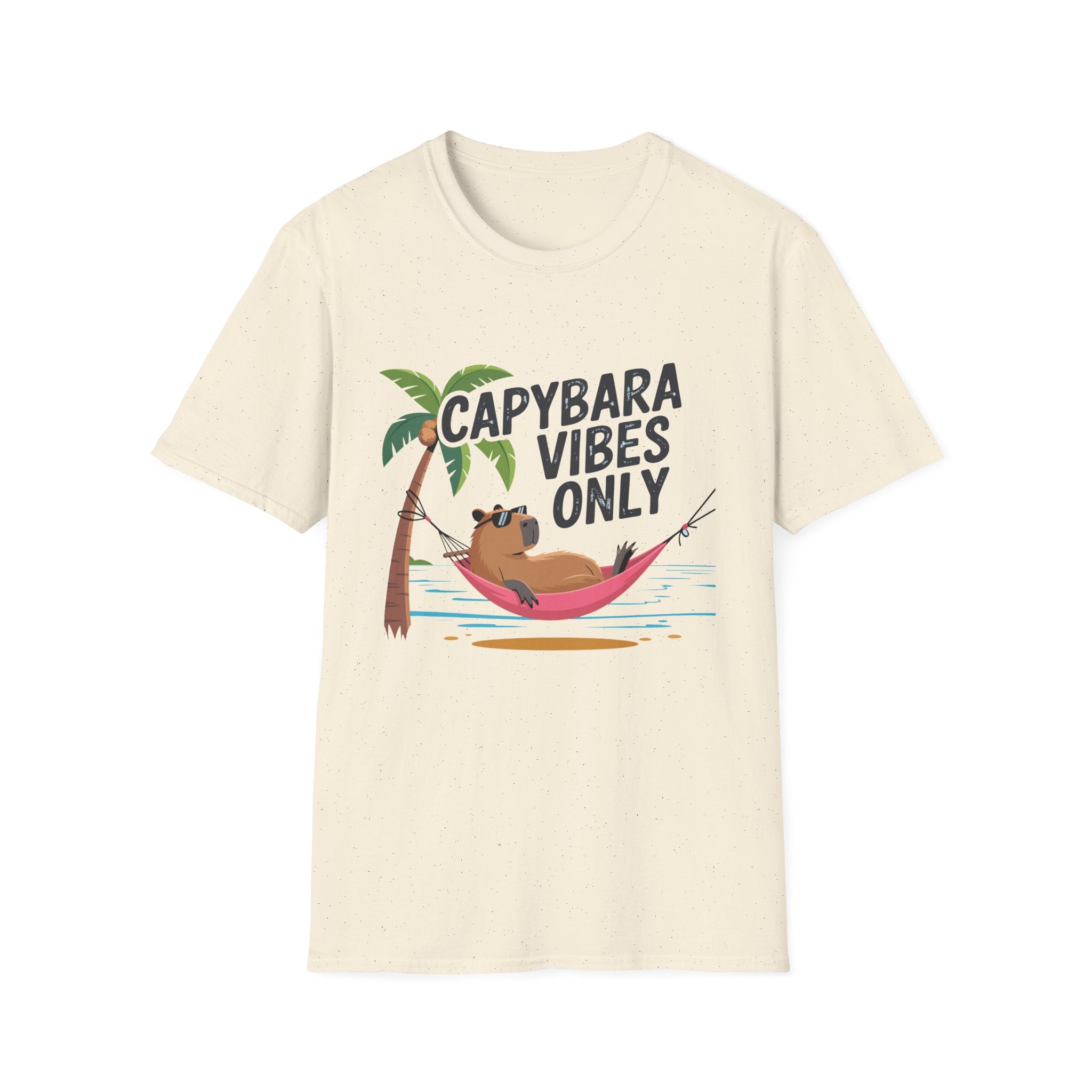 Capybara Vibes Only T-Shirt Printify