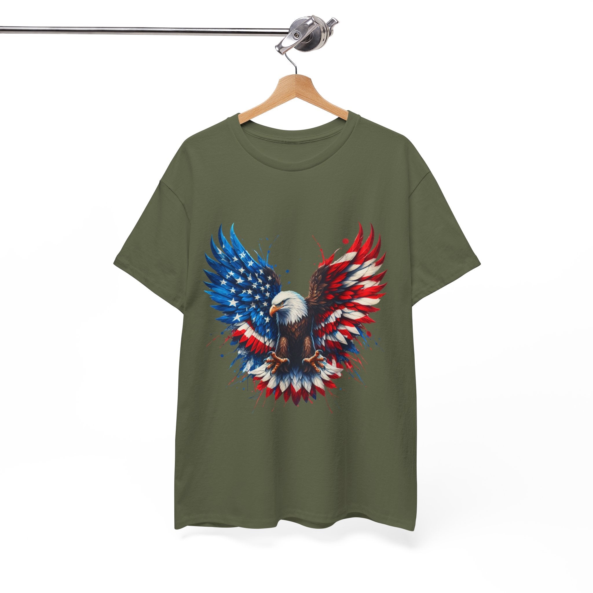 Patriotic Eagle Unisex T- Shirt Printify