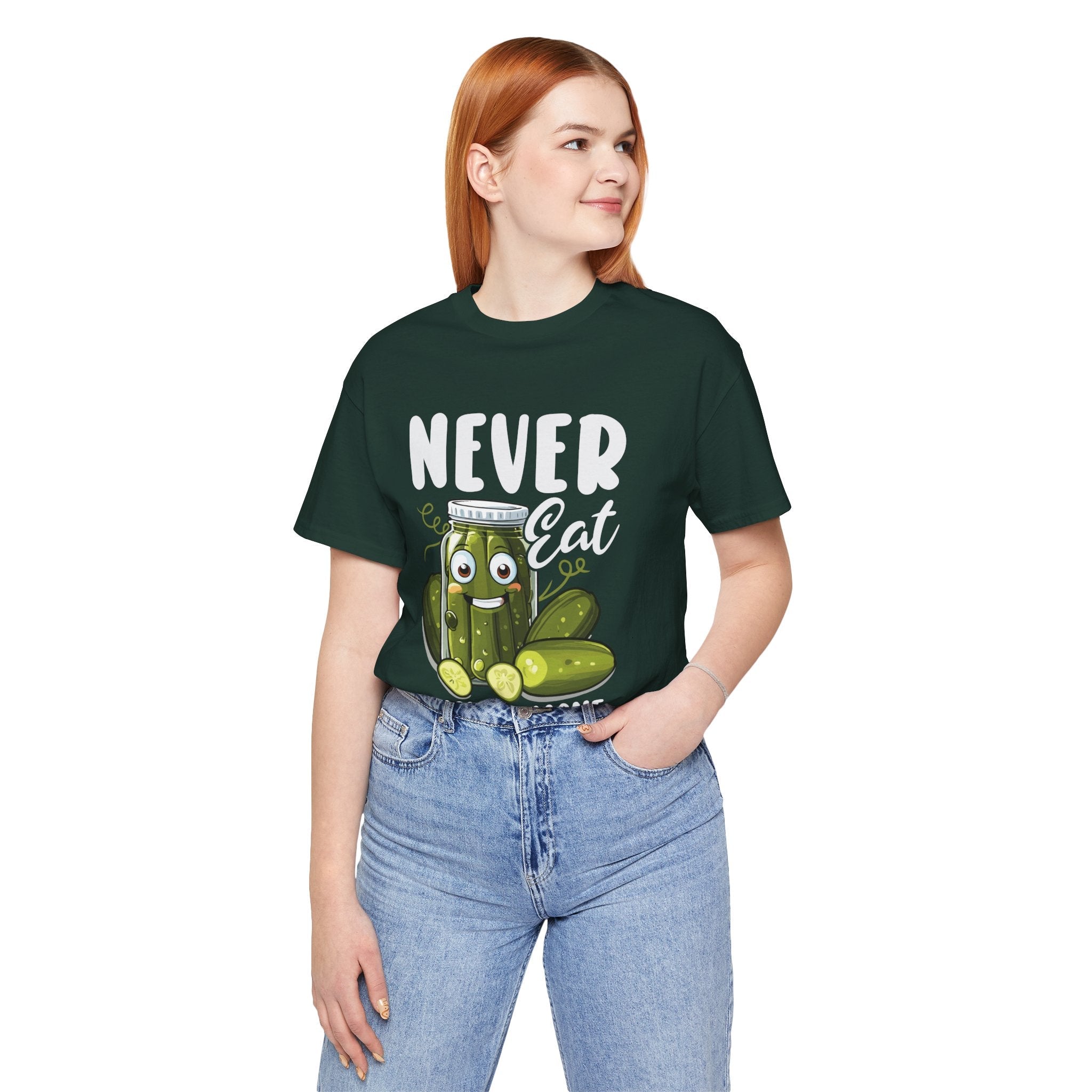 Never Eat Pickles Alone T-Shirt Printify