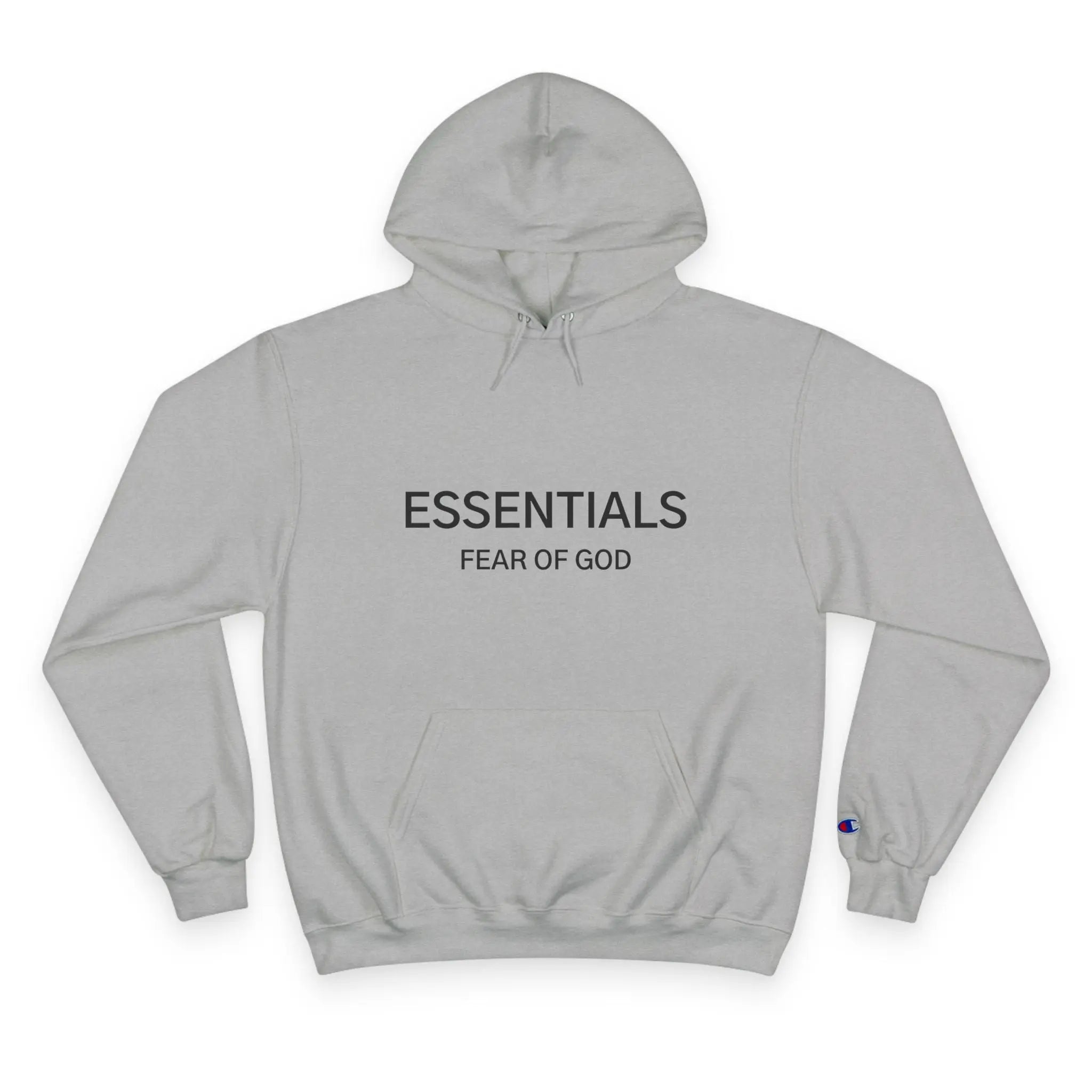 Essentials Fear of God Champion Hoodie Printify