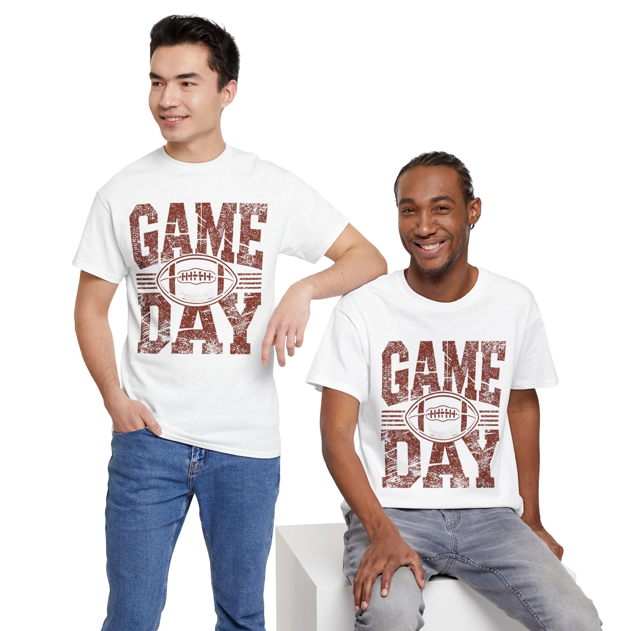 Vintage Football Game Day T-Shirt Printify