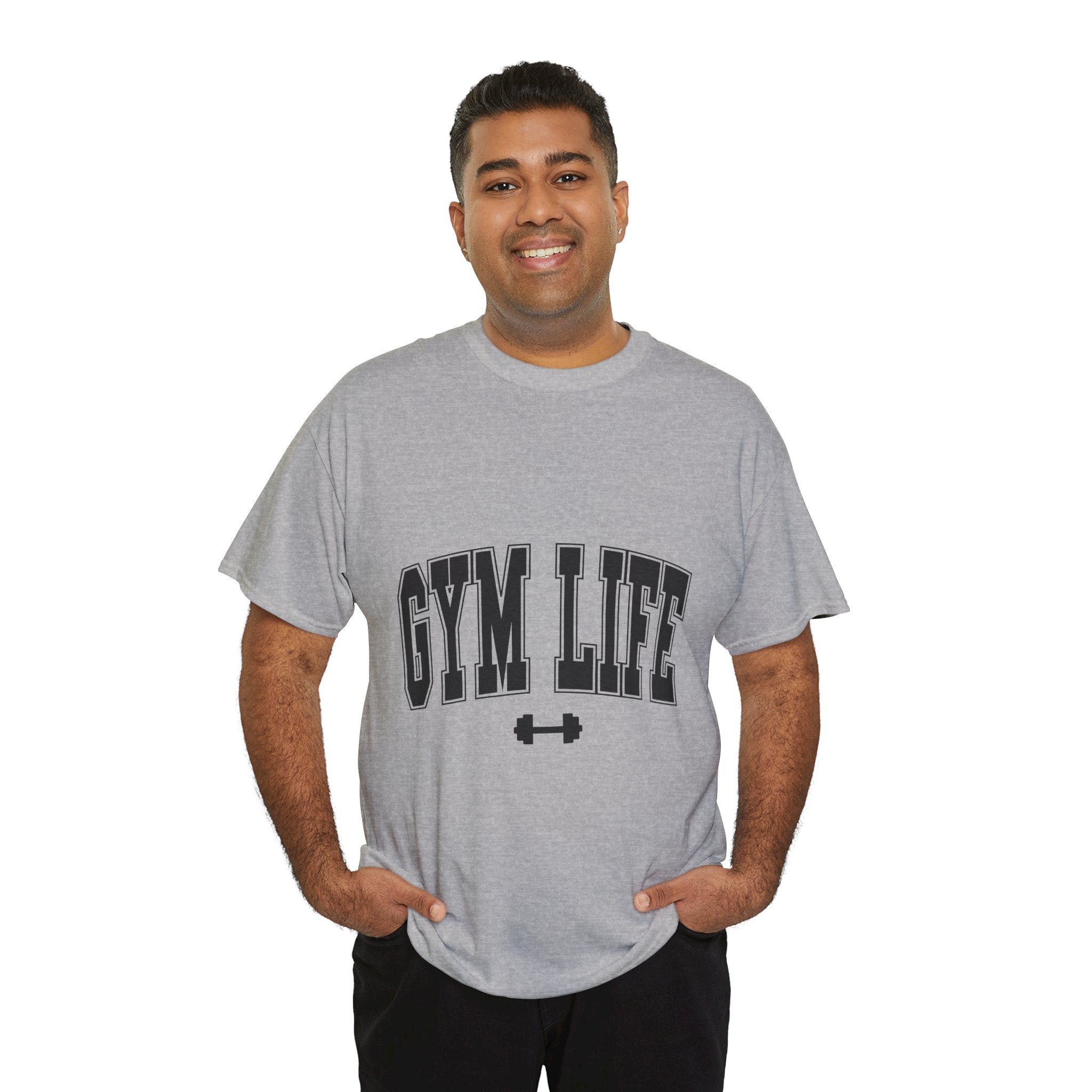 Gym Life Unisex Heavy Cotton T- Shirt Printify