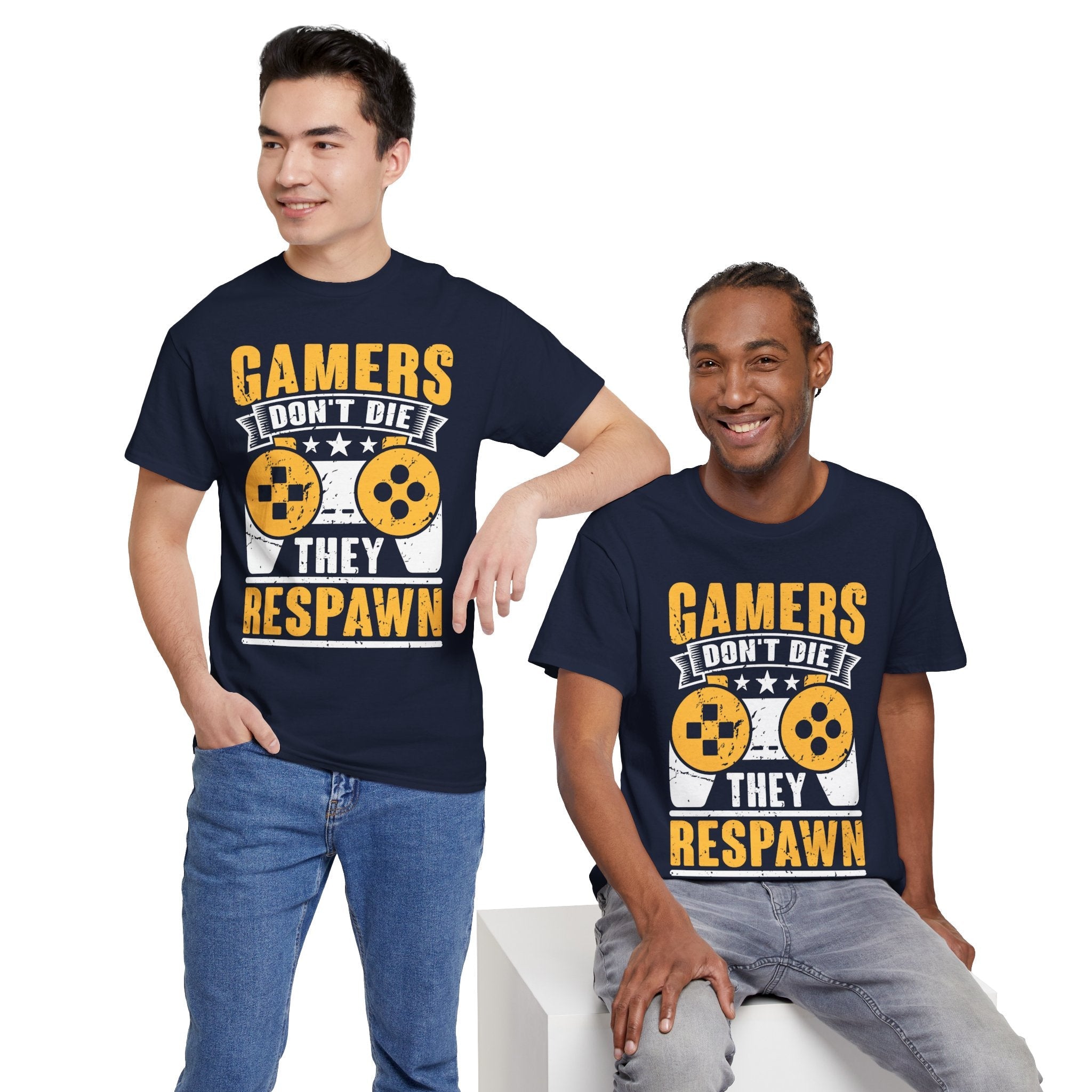 Gamers Don’t Die, They Respawn Unisex T-Shirt Printify