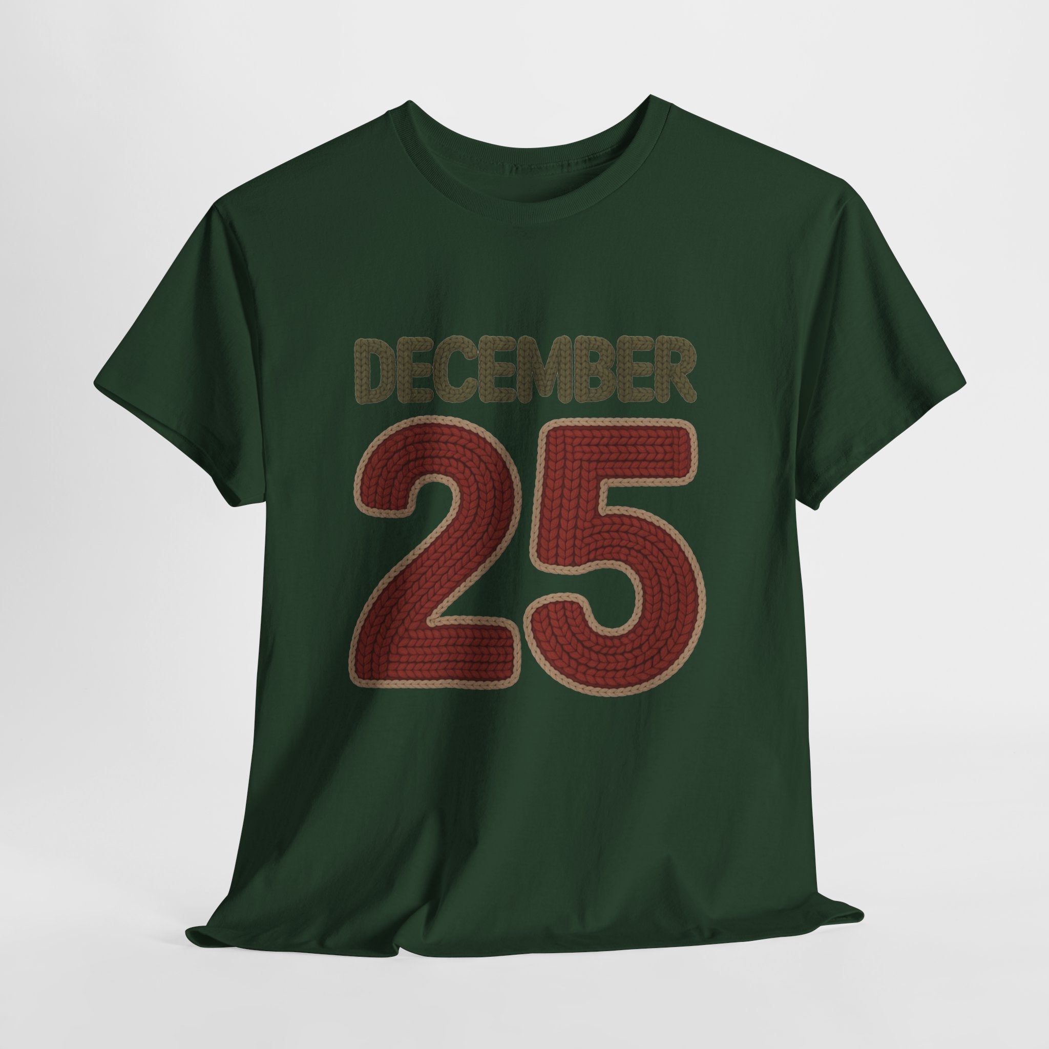 December 25 Christmas Date T- Shirt Printify