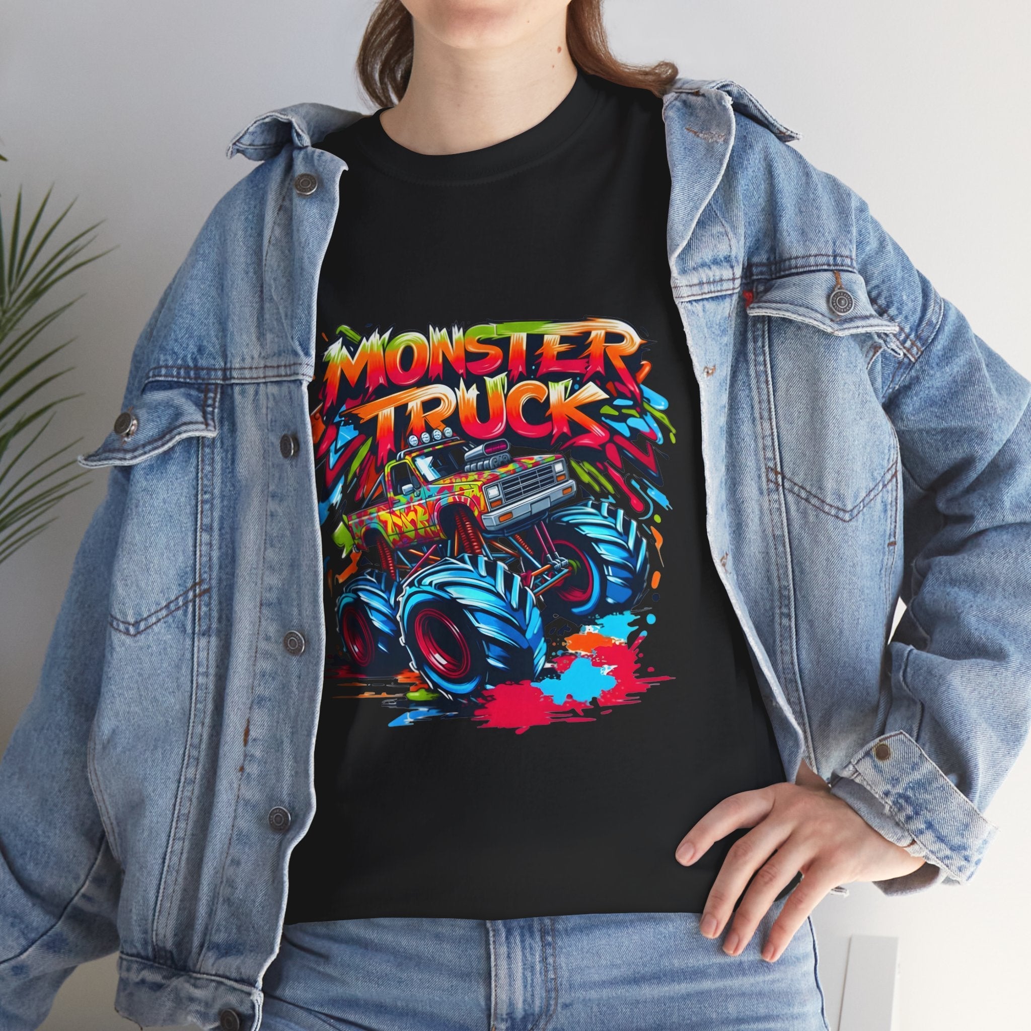 Monster Trucks Graffiti T- Shirt Printify