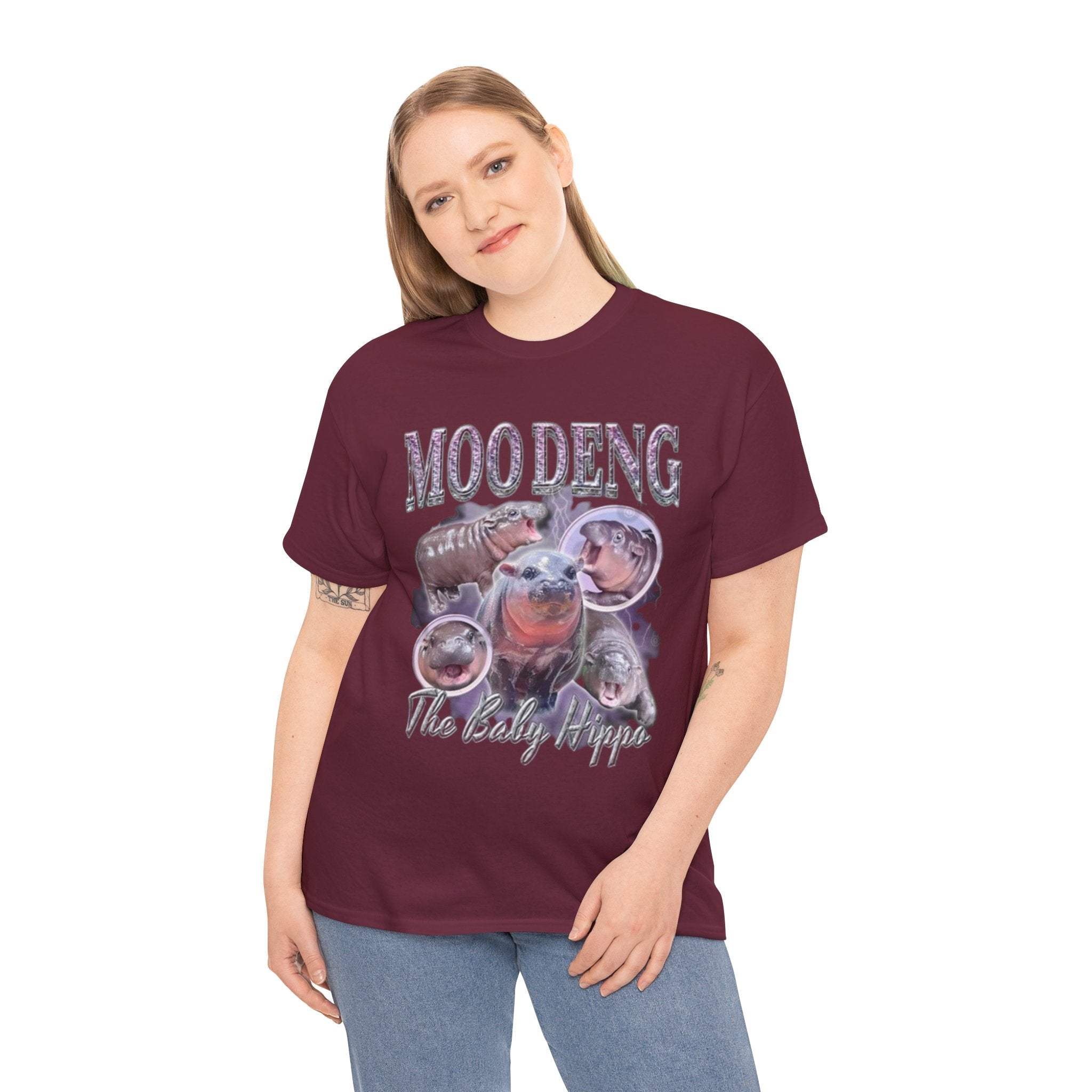 Moo Deng The Baby Hippo T-Shirt Printify