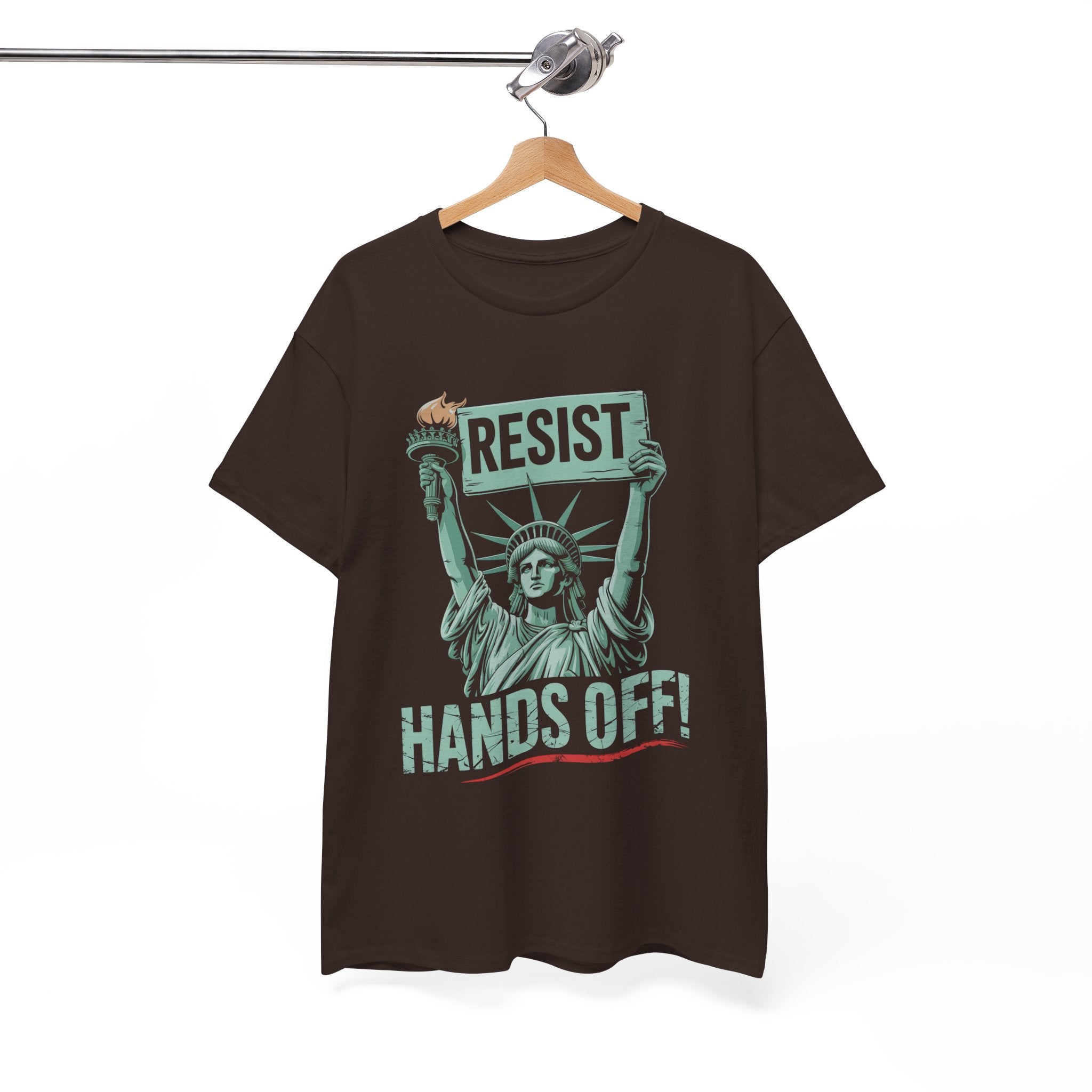 'Resist Hands Off!' Graphic T- Shirt Printify