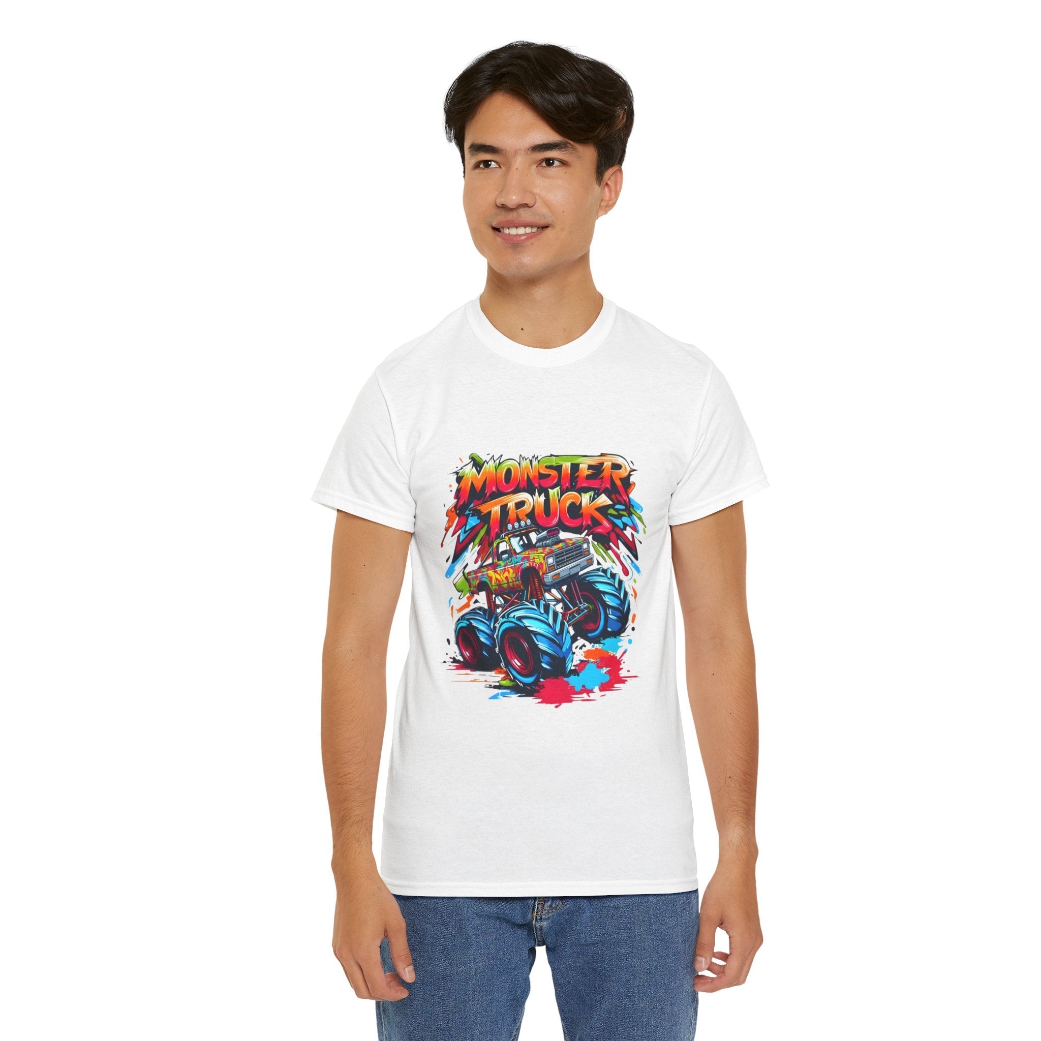 Monster Trucks Graffiti T- Shirt Printify