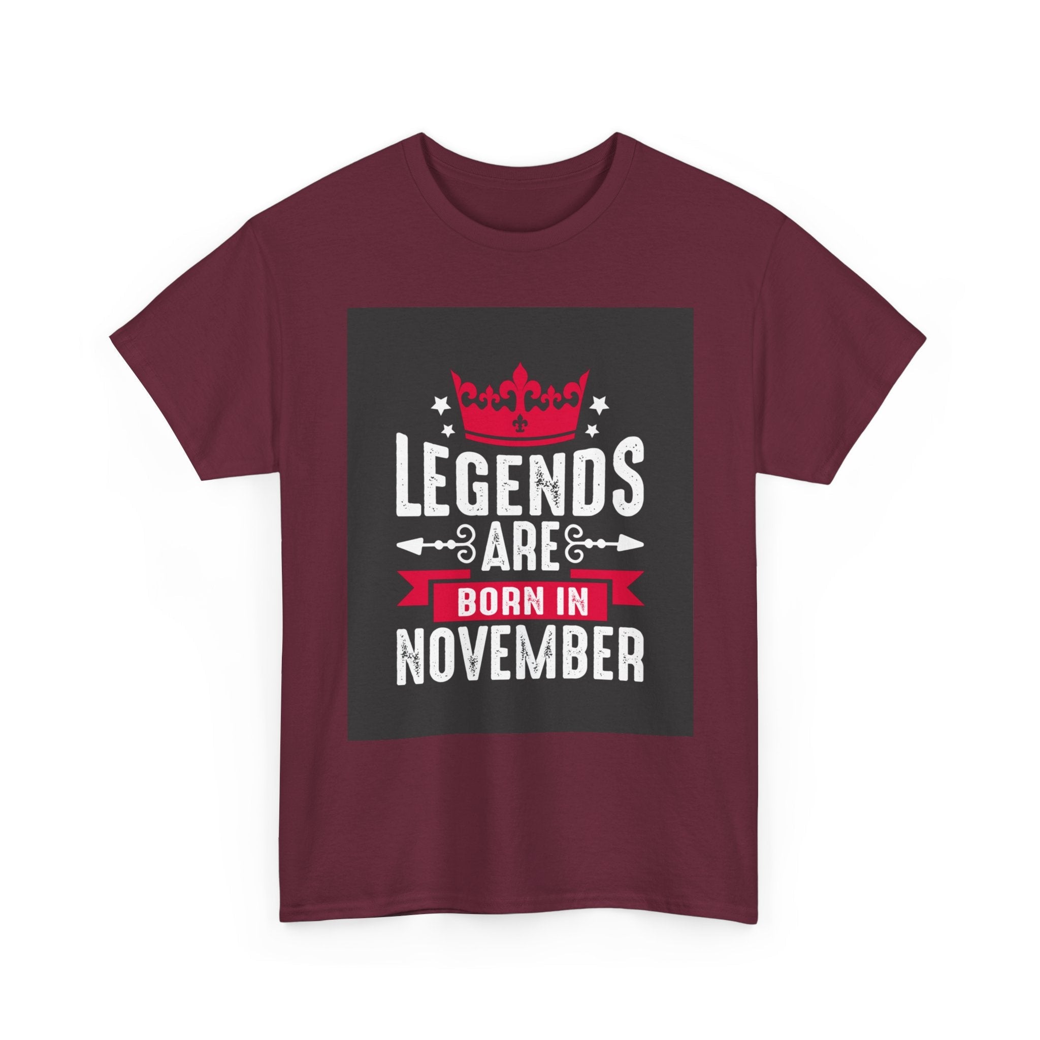 Legends Born in November Unisex T- Shirt Printify