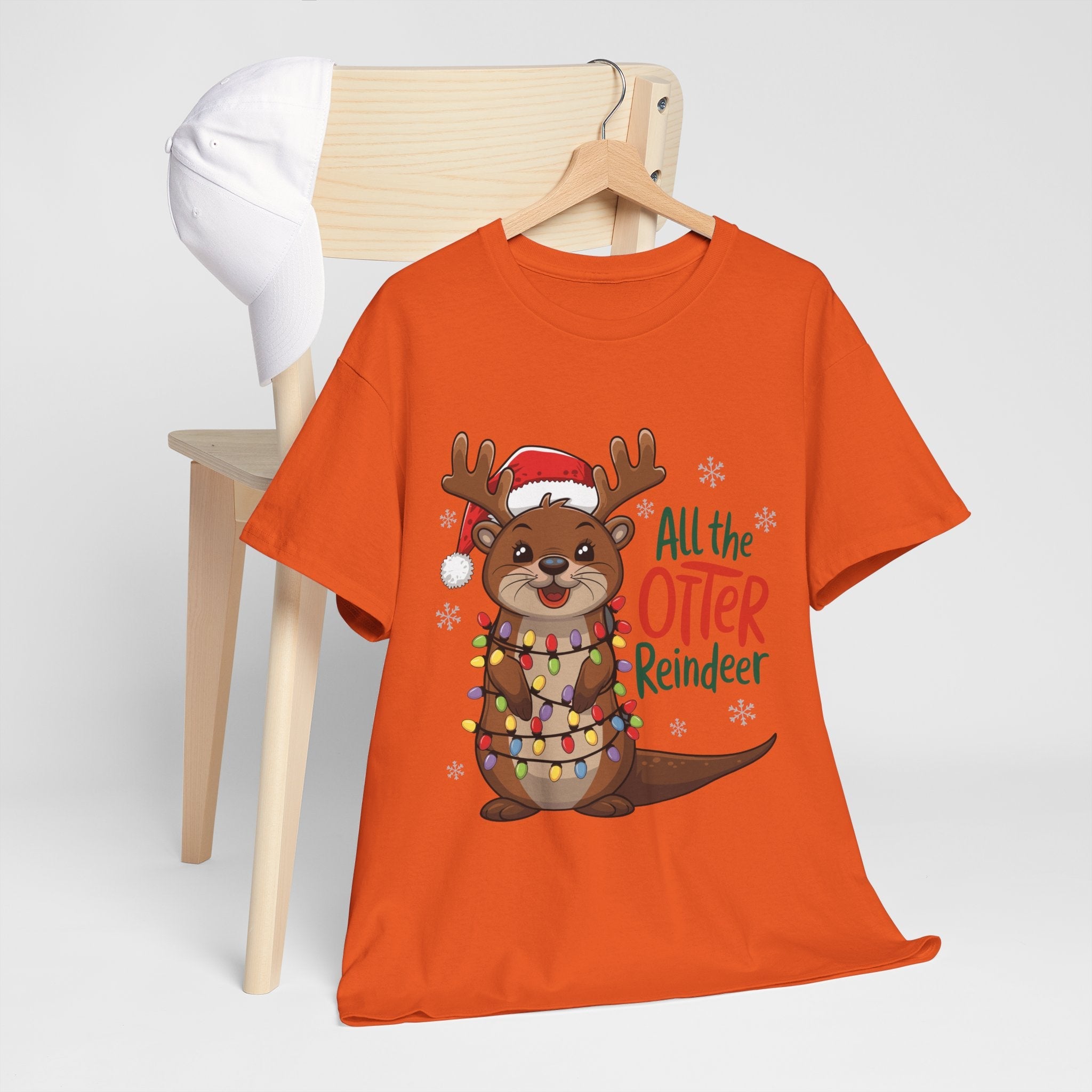 All the Otter Reindeer Cute T- Shirt Printify