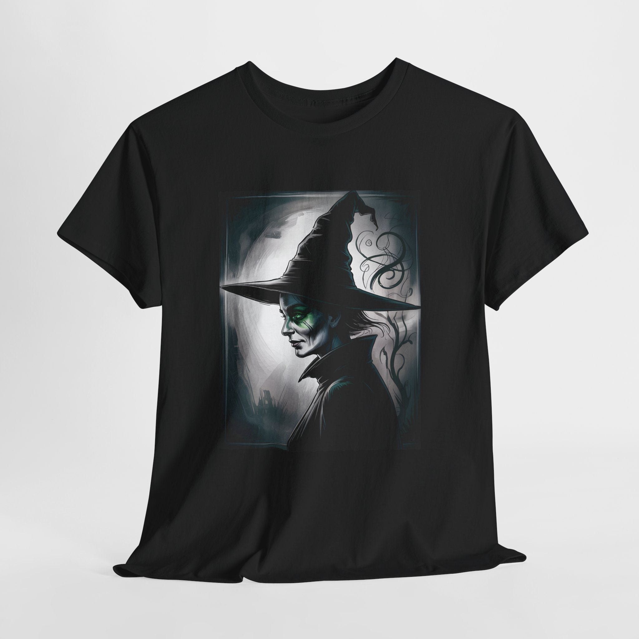Gothic Witch Wizard Graphic T- Shirt Printify