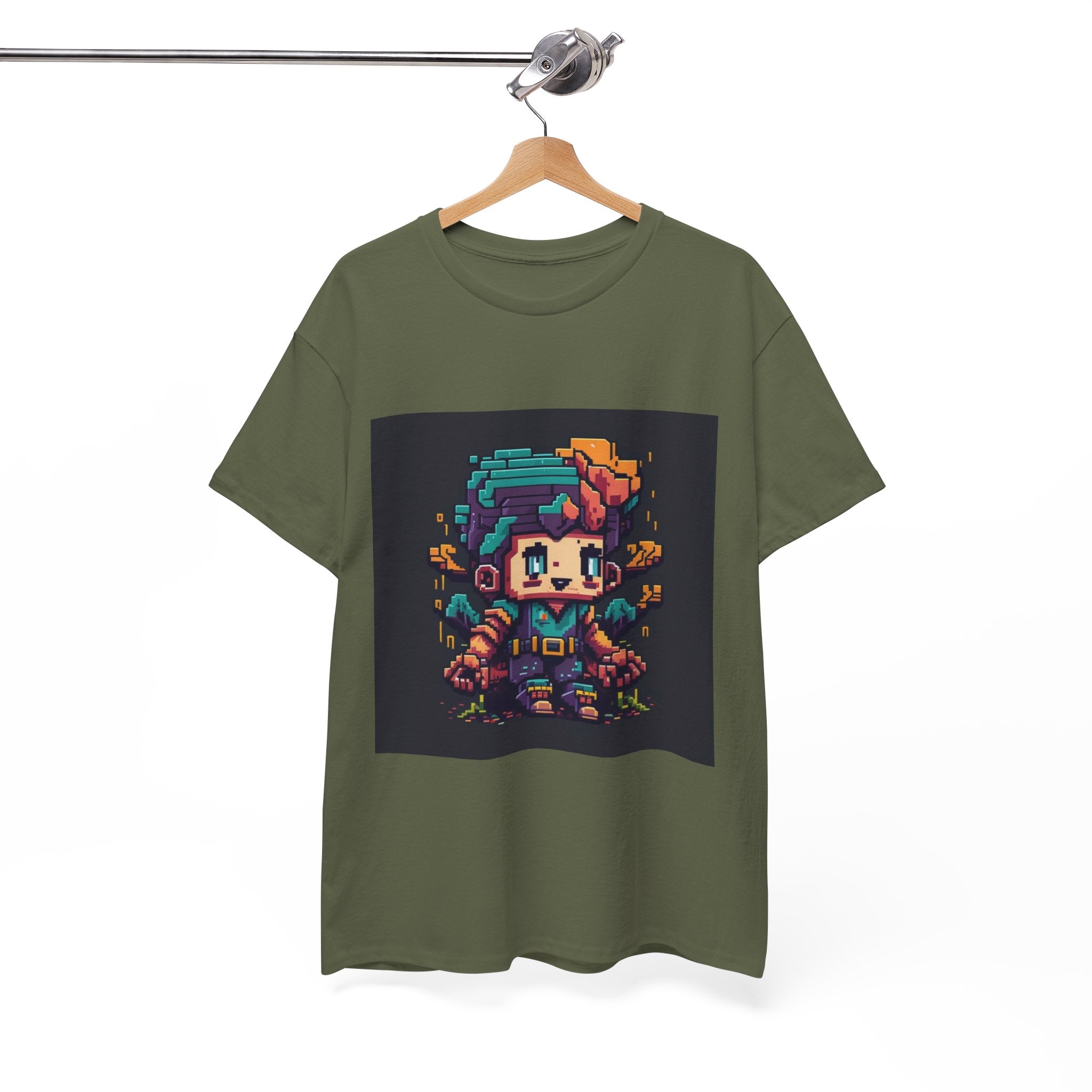 Pixel Art Retro Gamer T- Shirt Printify