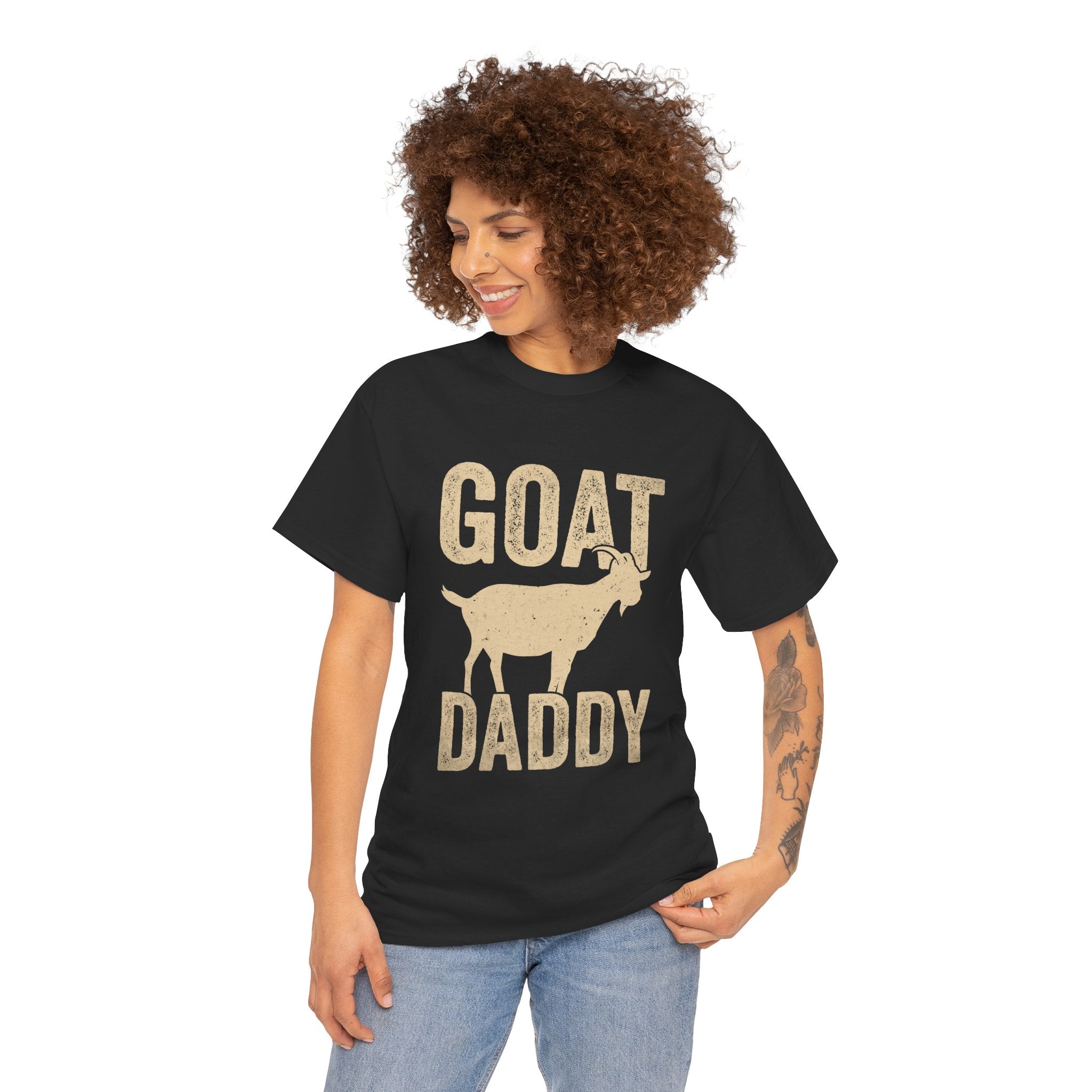 GOAT Daddy Unisex Graphic T- Shirt Printify
