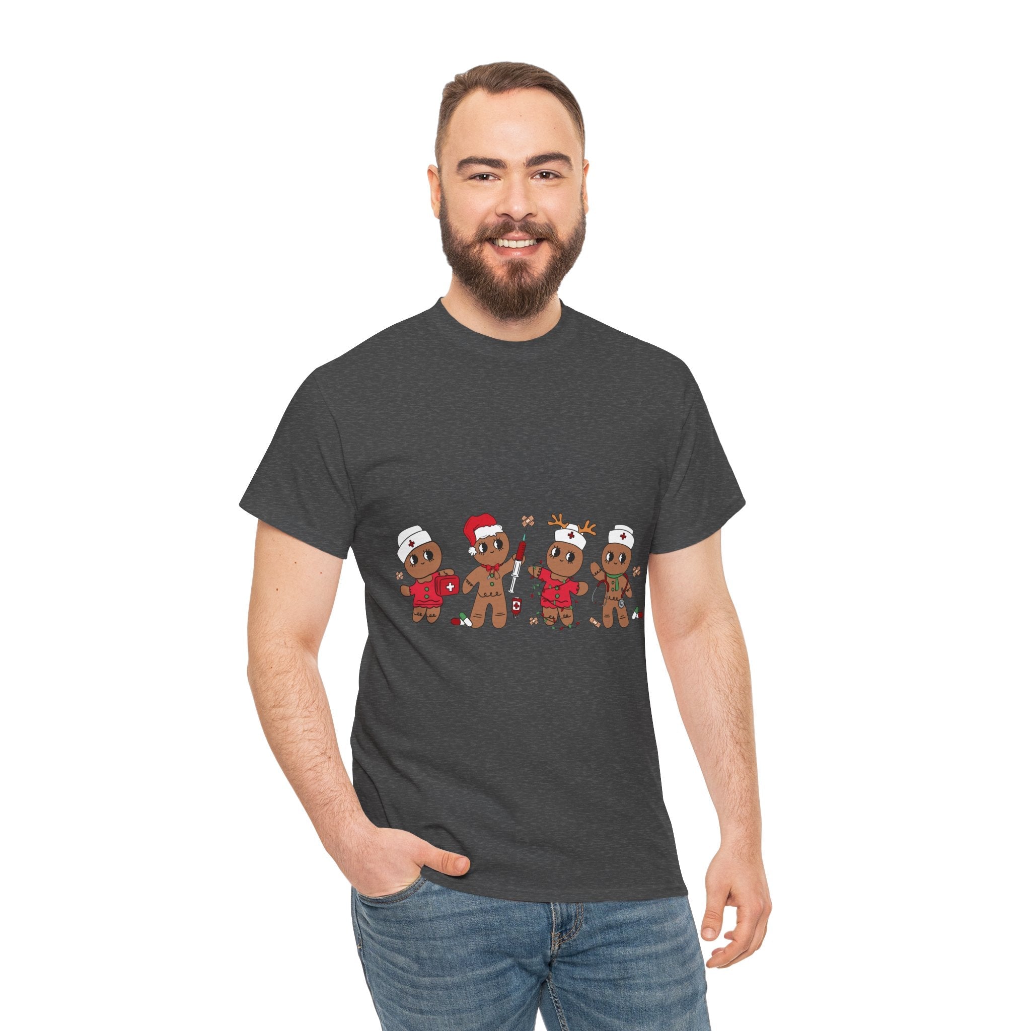 Holiday Bear Graphic T-Shirt Printify