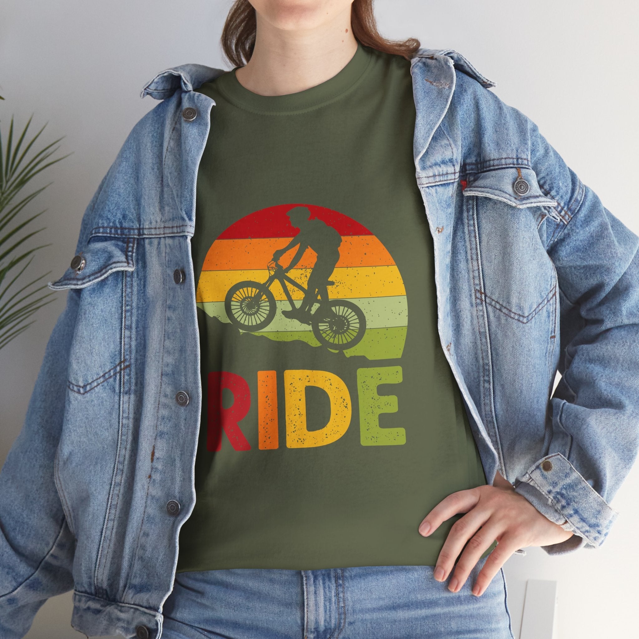 MTB Biking Graphic T-Shirt Printify