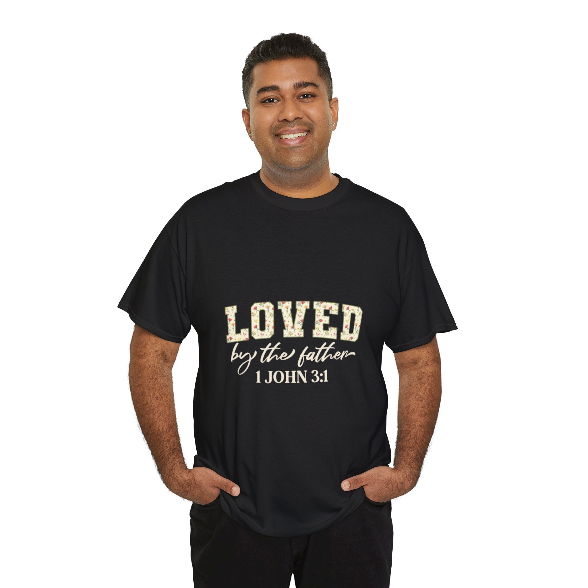 Loved by the Father T-Shirt Printify