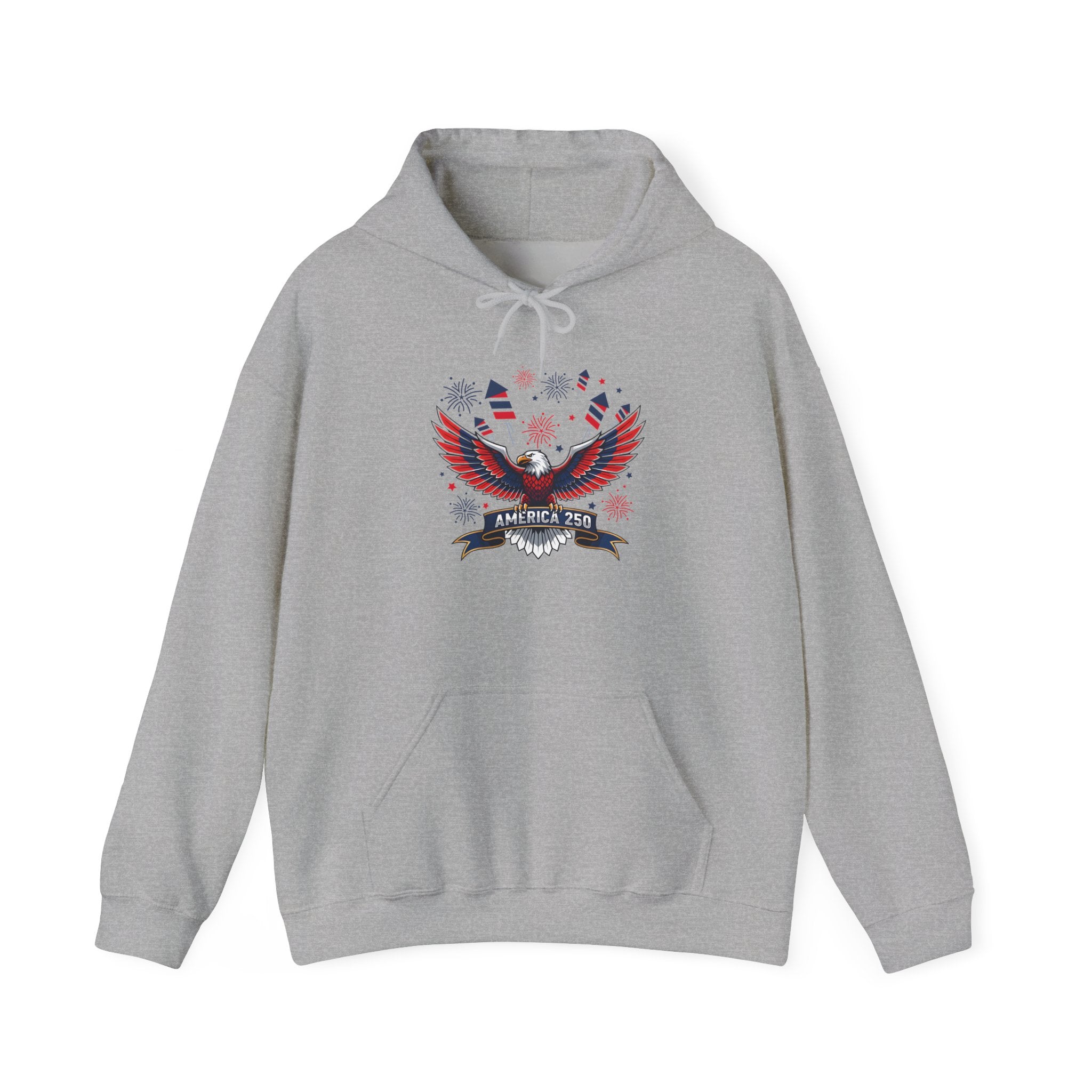 Patriotic Eagle Graphic Hoodie