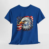 Bald Eagle American Flag T-Shirt Printify