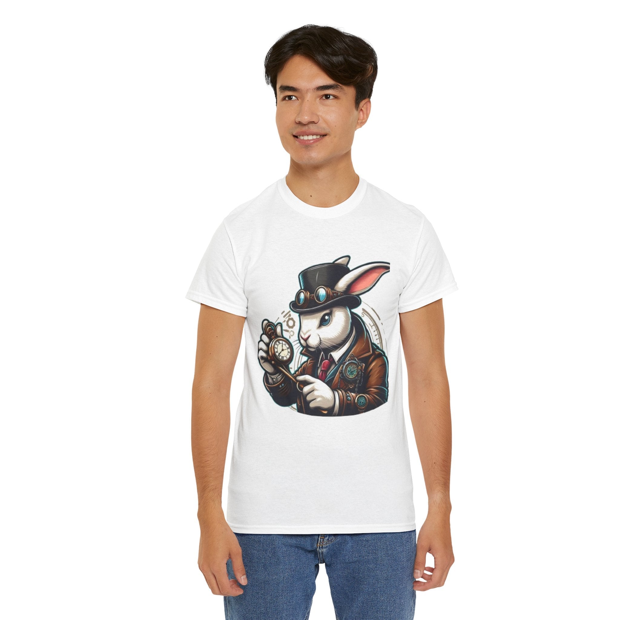 Detective Vintage Rabbit T-Shirt Printify