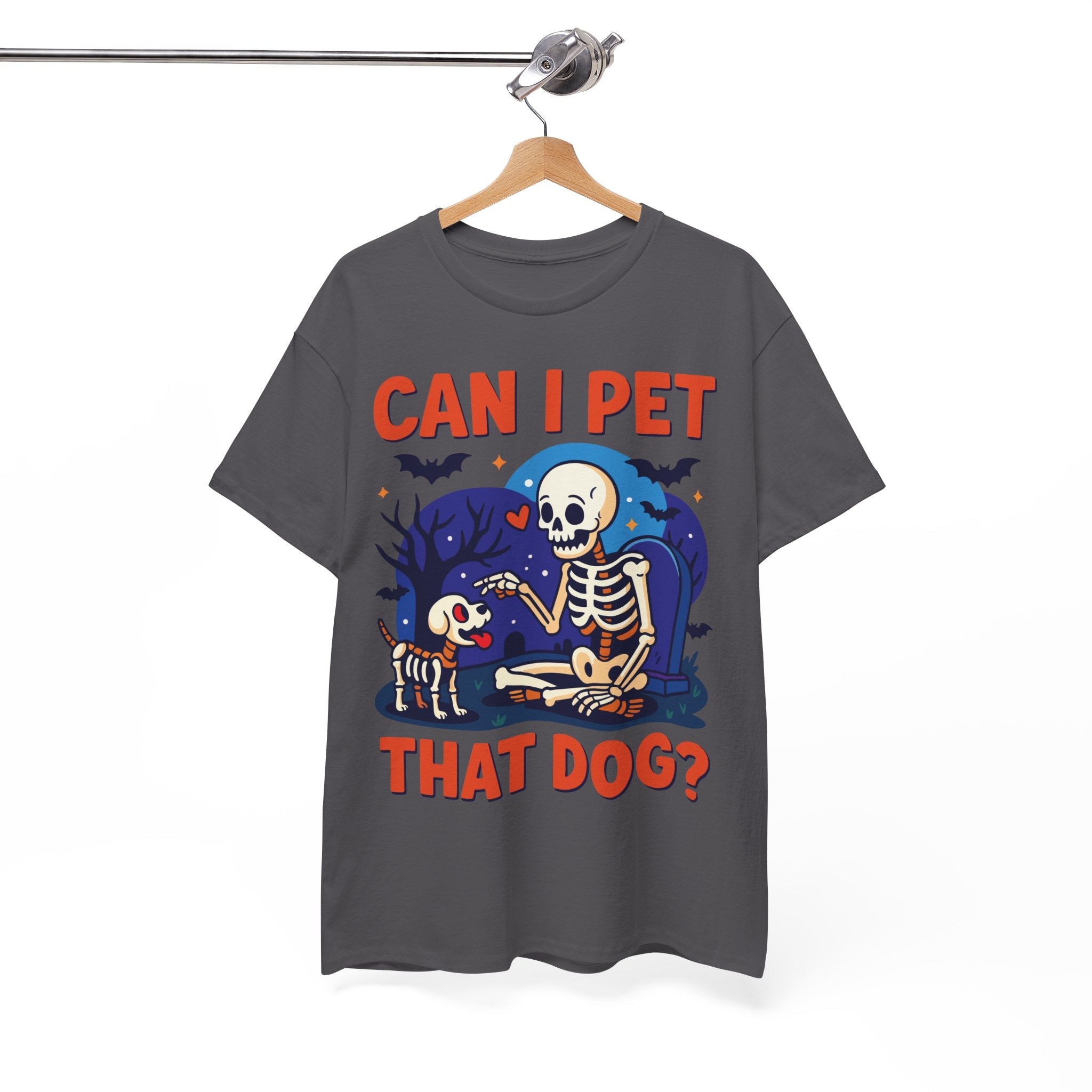 Can I Pet That Dog Halloween Graphic T-Shirt Printify