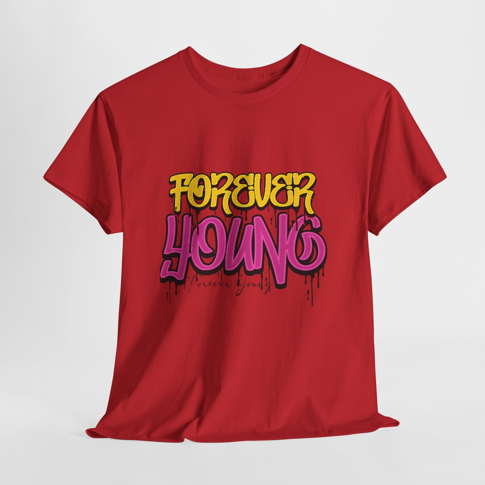 Forever Young Graffiti Graphic T- Shirt Printify