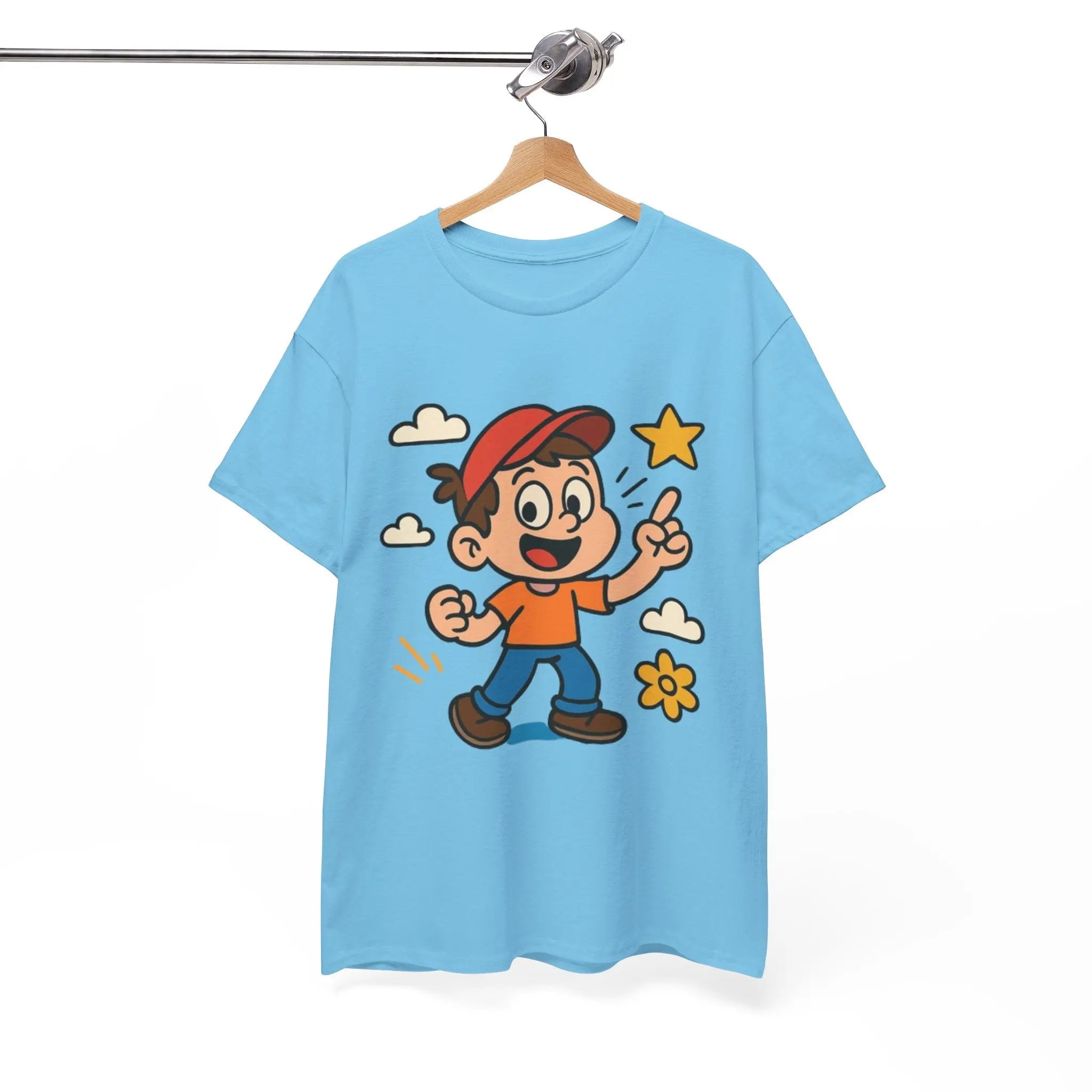 Cute Cartoon Kid Unisex T-Shirt Printify