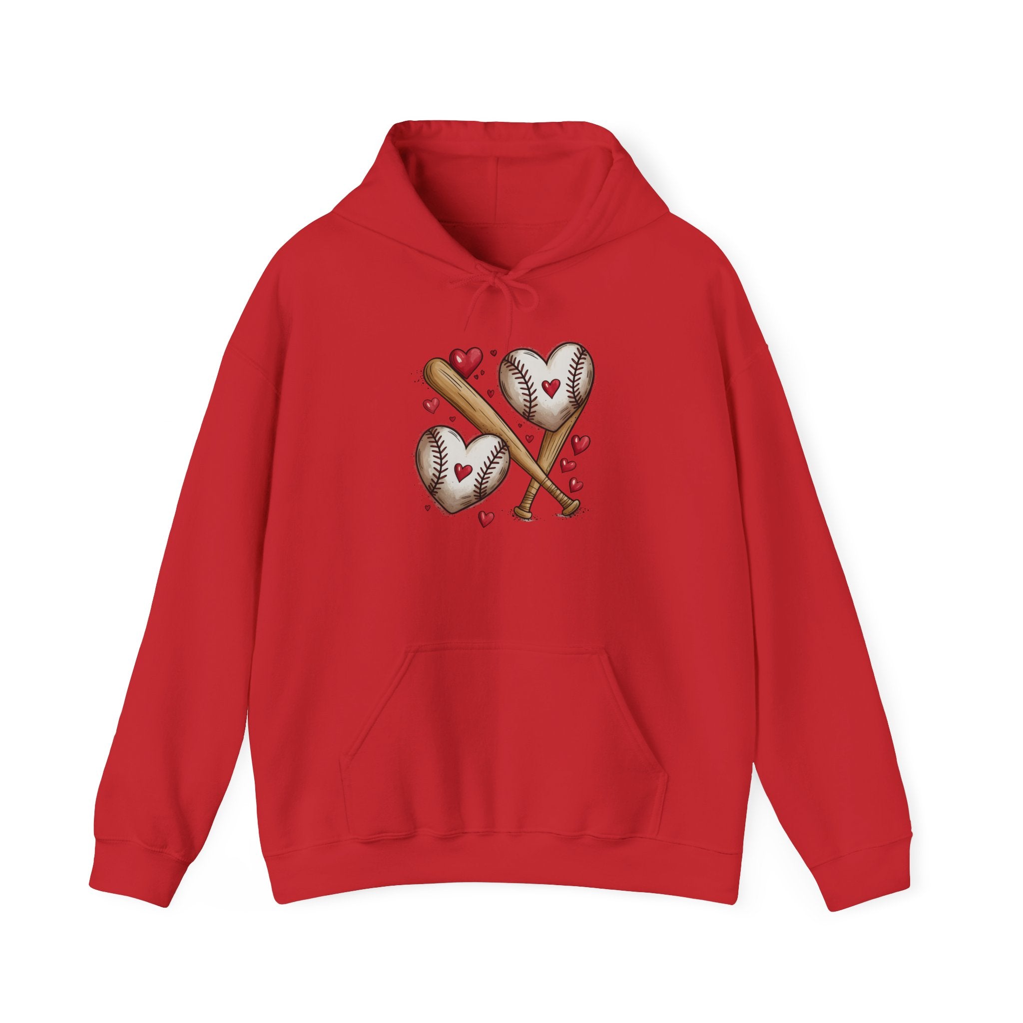 Cute Baseball Heart Hoodie