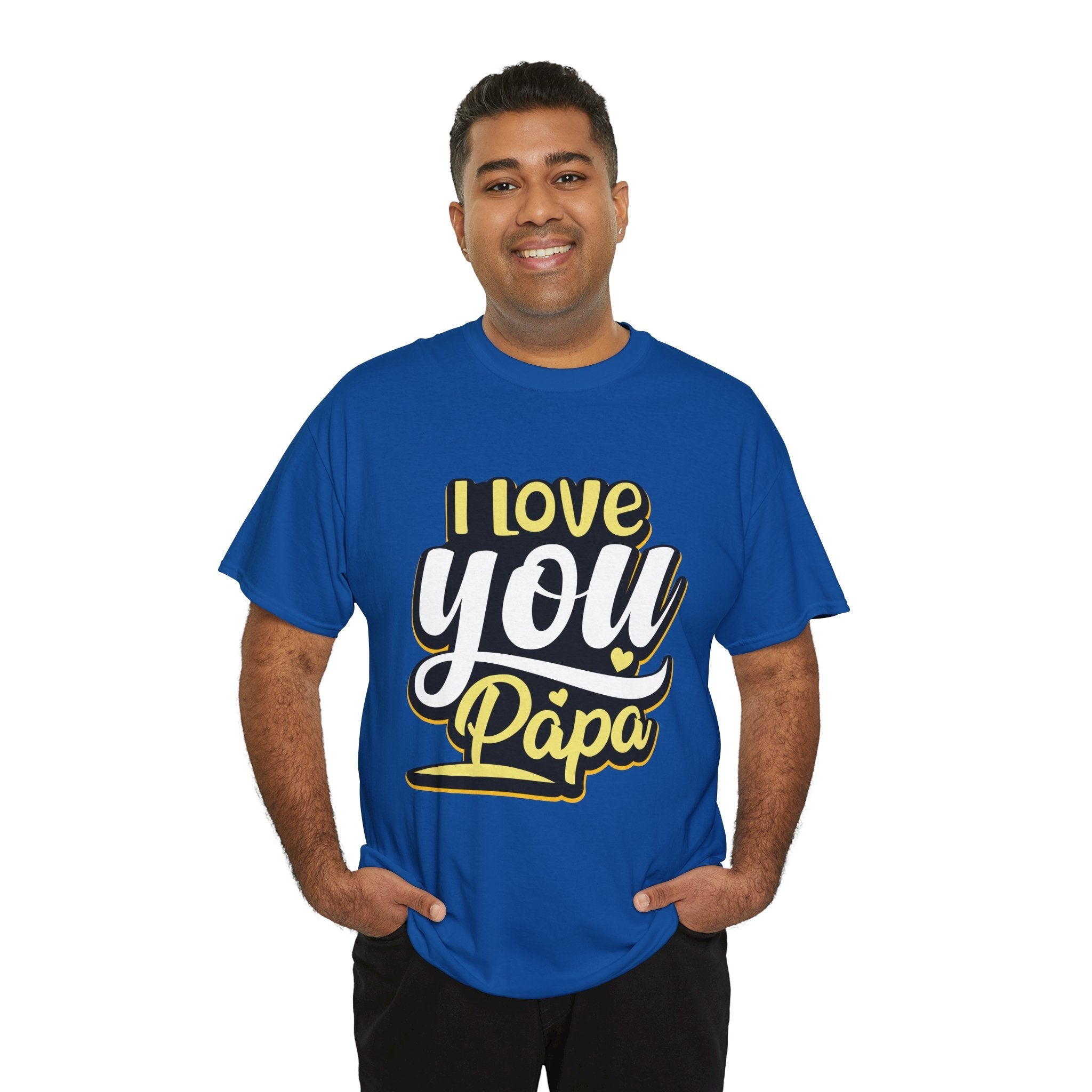 I Love You Papa Unisex Graphic T-Shirt Printify