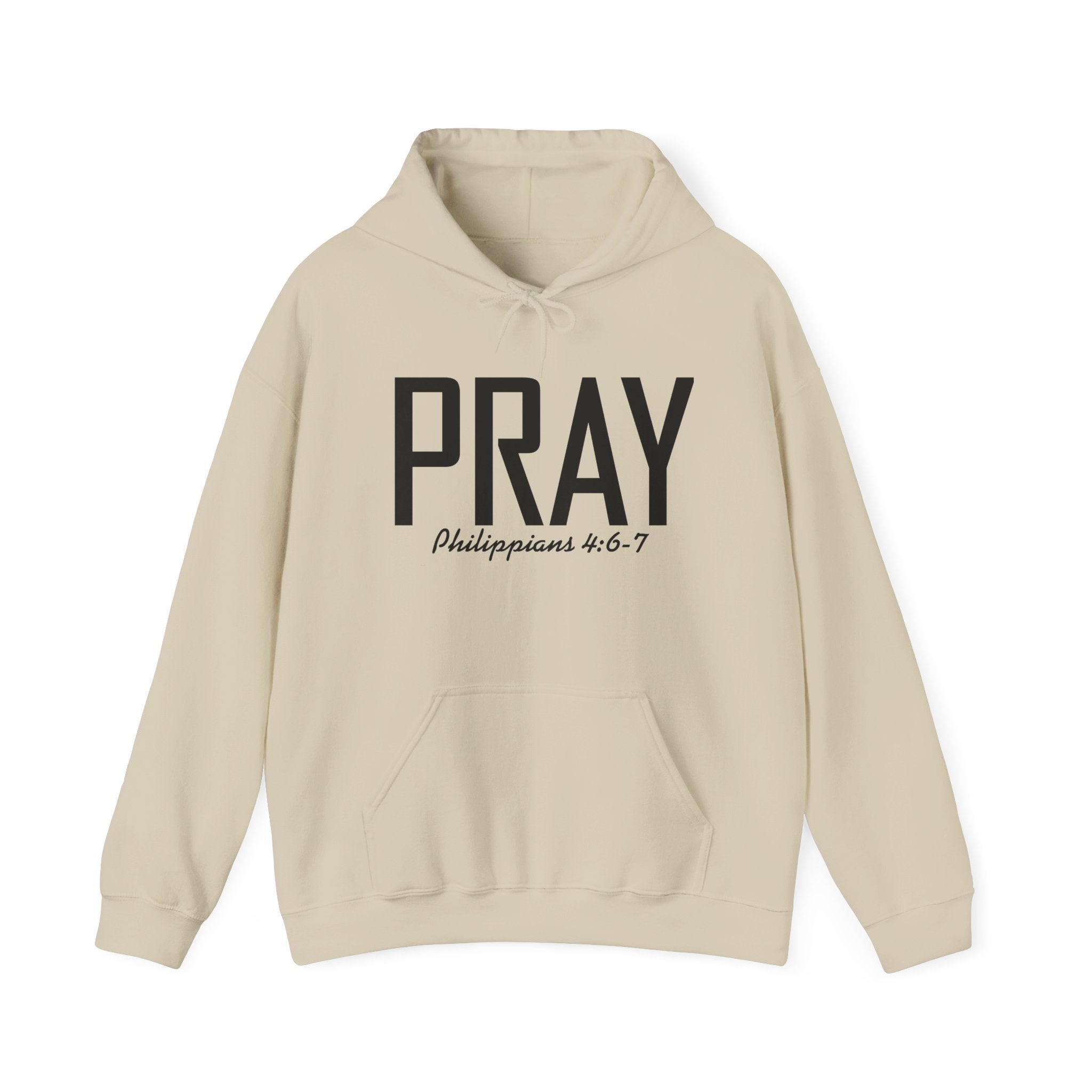 Pray Inspirational Christian Hoodie Printify