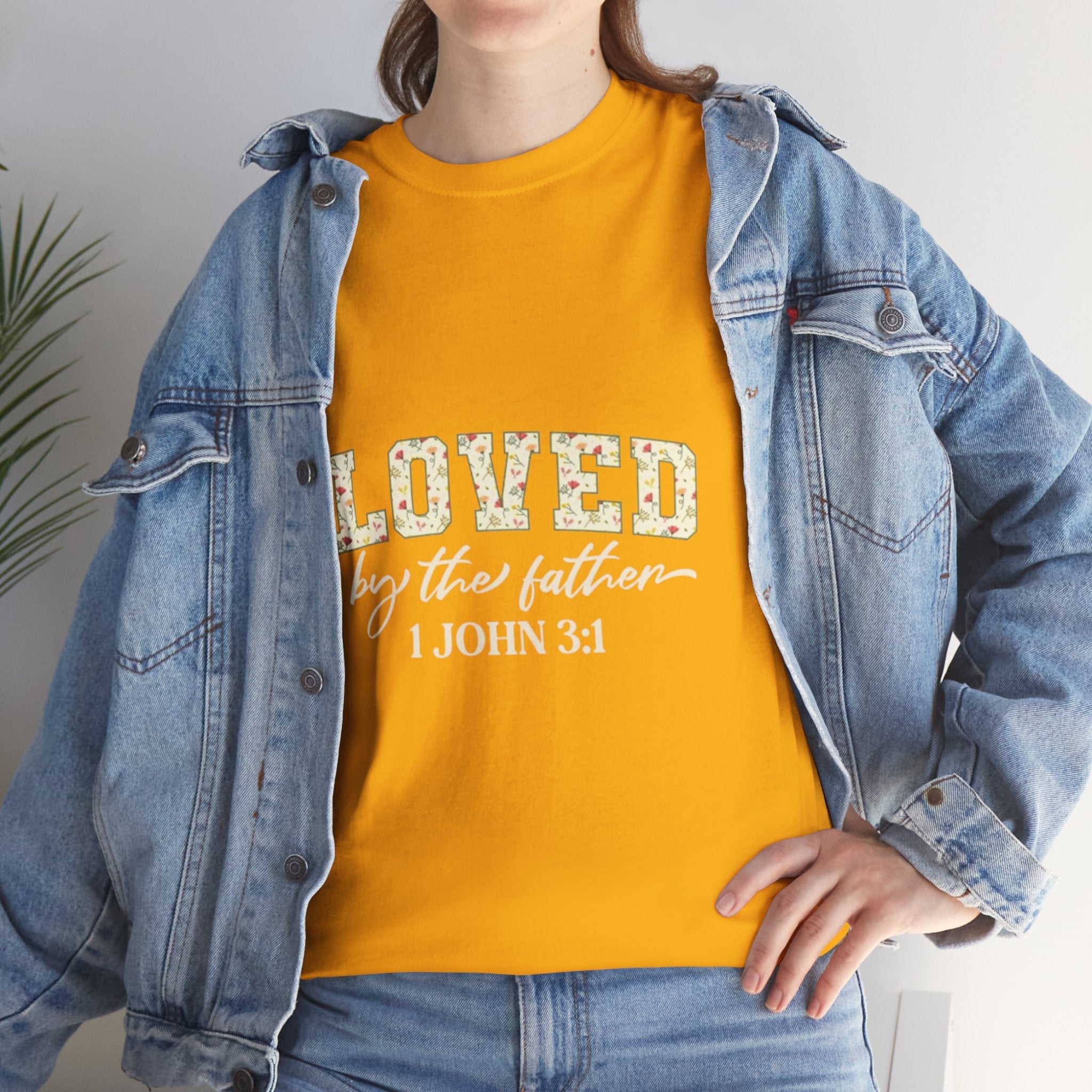 Loved by the Father T-Shirt Printify