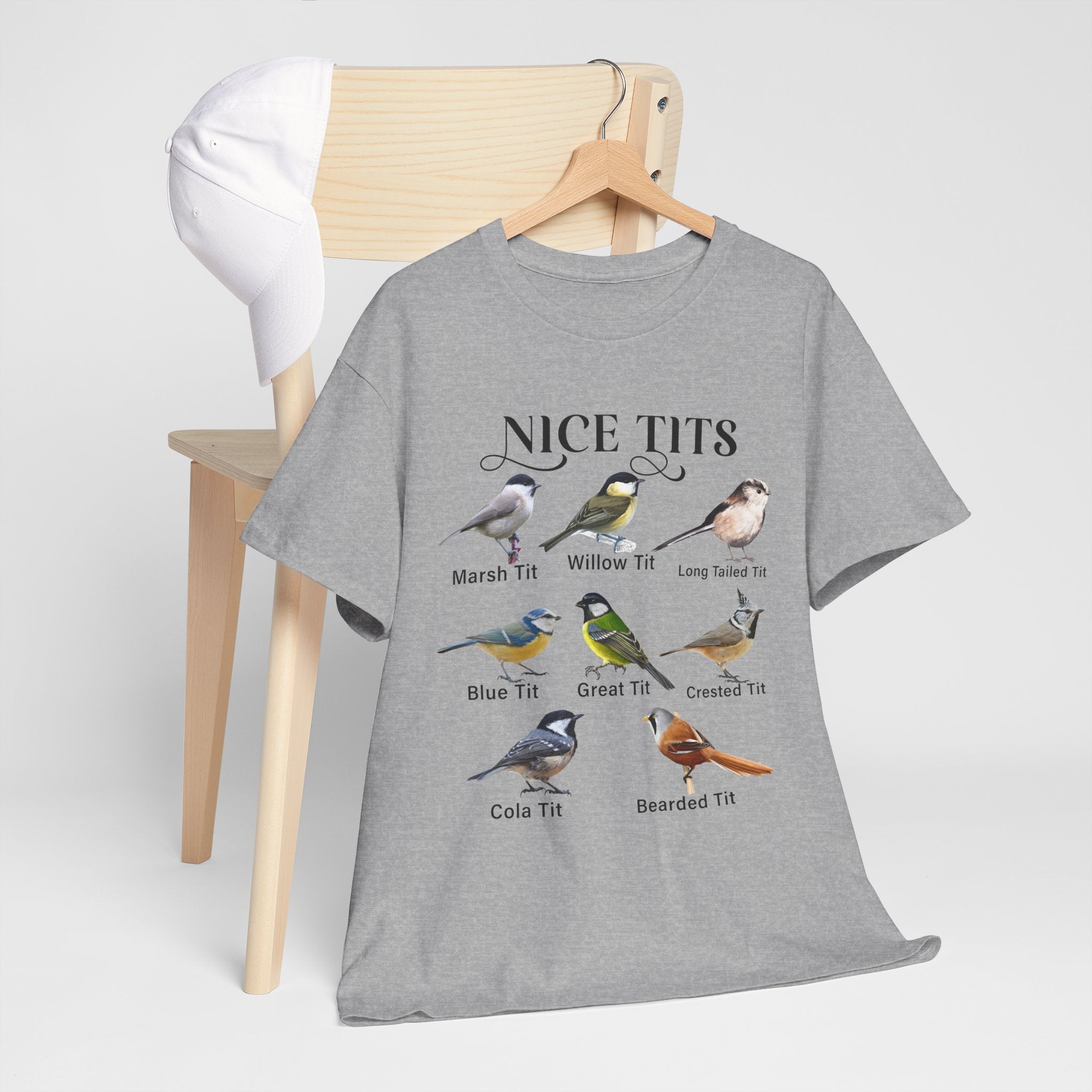 Nice Tits Birds Funny T-Shirt Printify