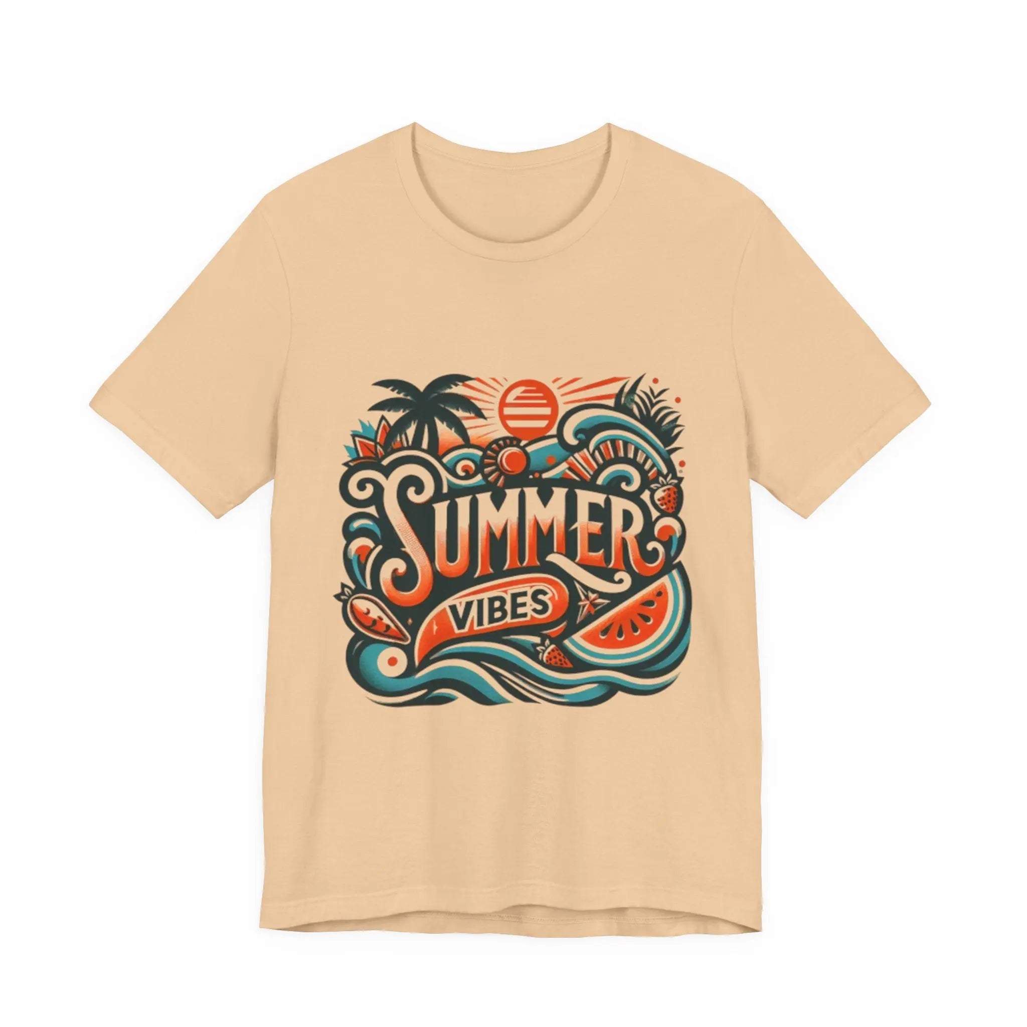 Summer Vibes Graphic T-Shirt Printify