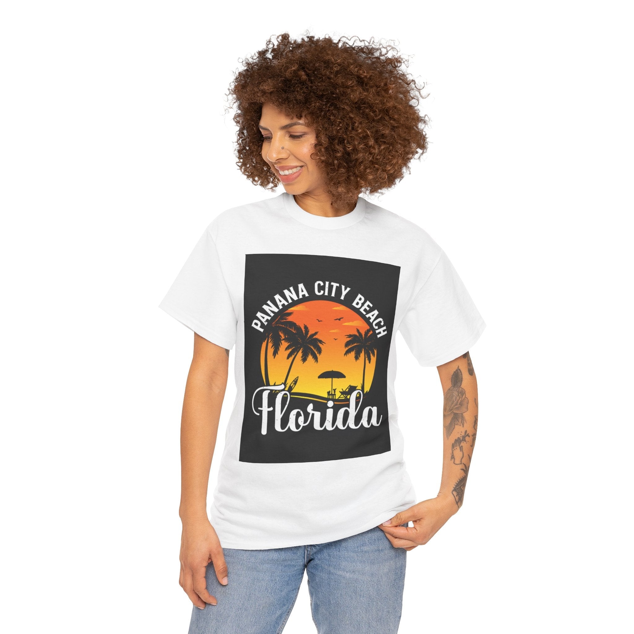 Sunset Beach Florida Vacation T-Shirt Printify