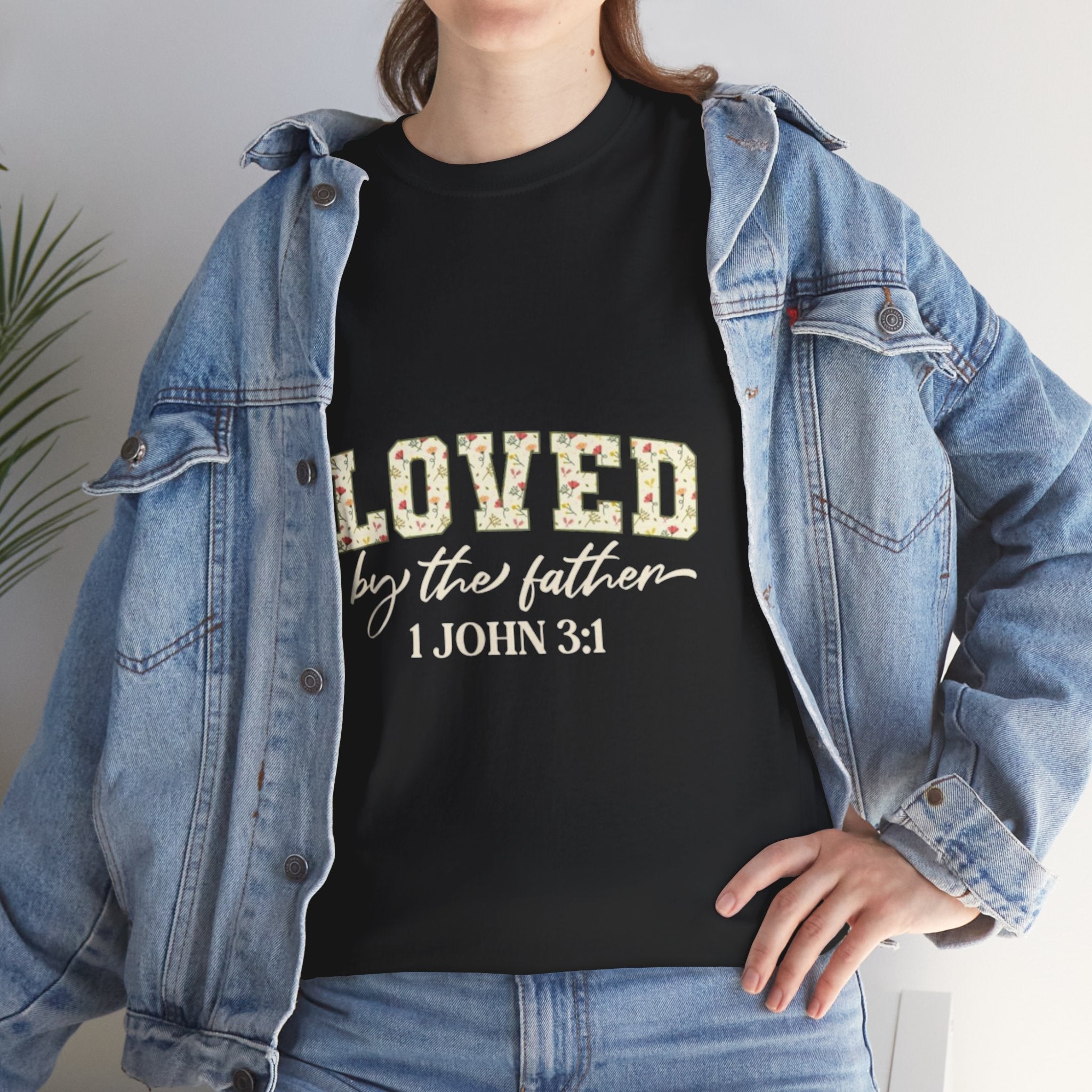 Loved by the Father T-Shirt Printify
