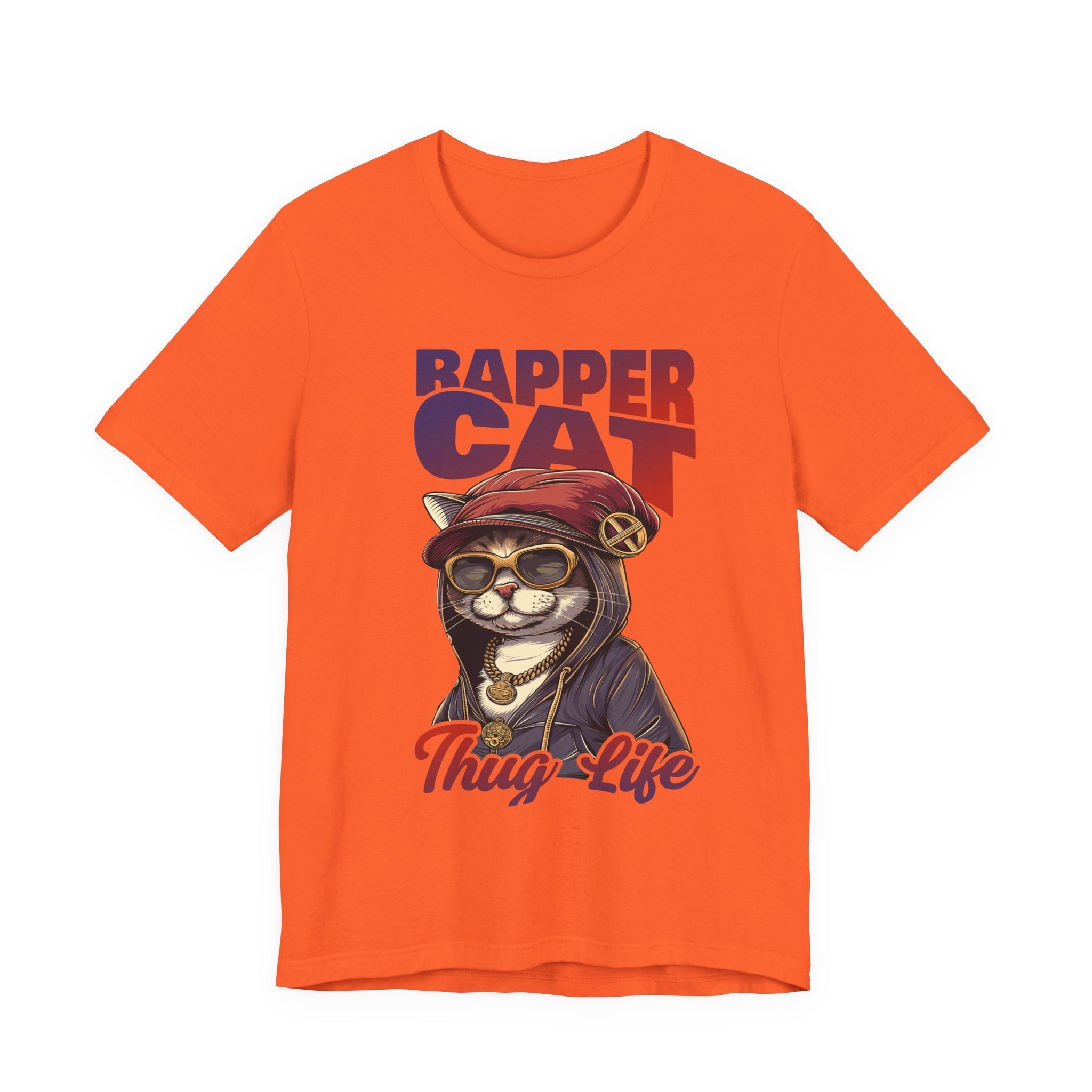 Cool Cat Rapper Graphic T- Shirt Printify