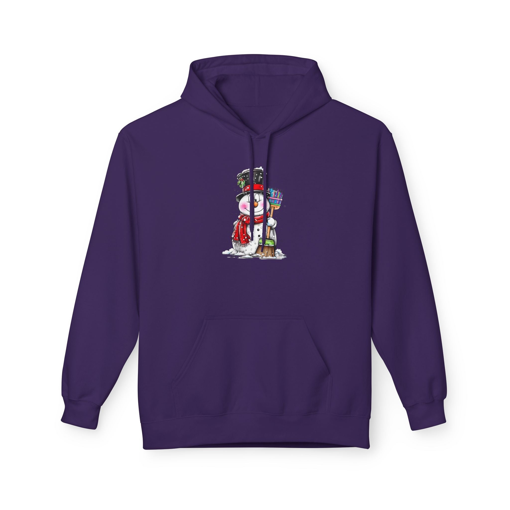 Winter Snowman Christmas Hoodie Printify