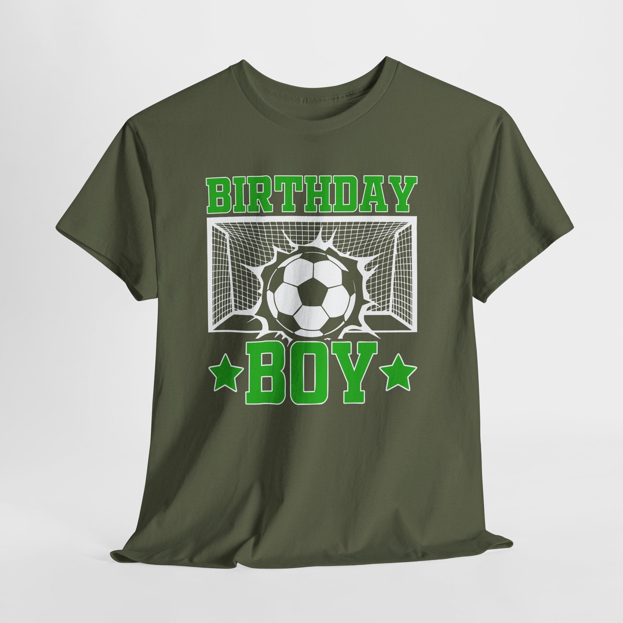 Birthday Boy Soccer T-Shirt Printify