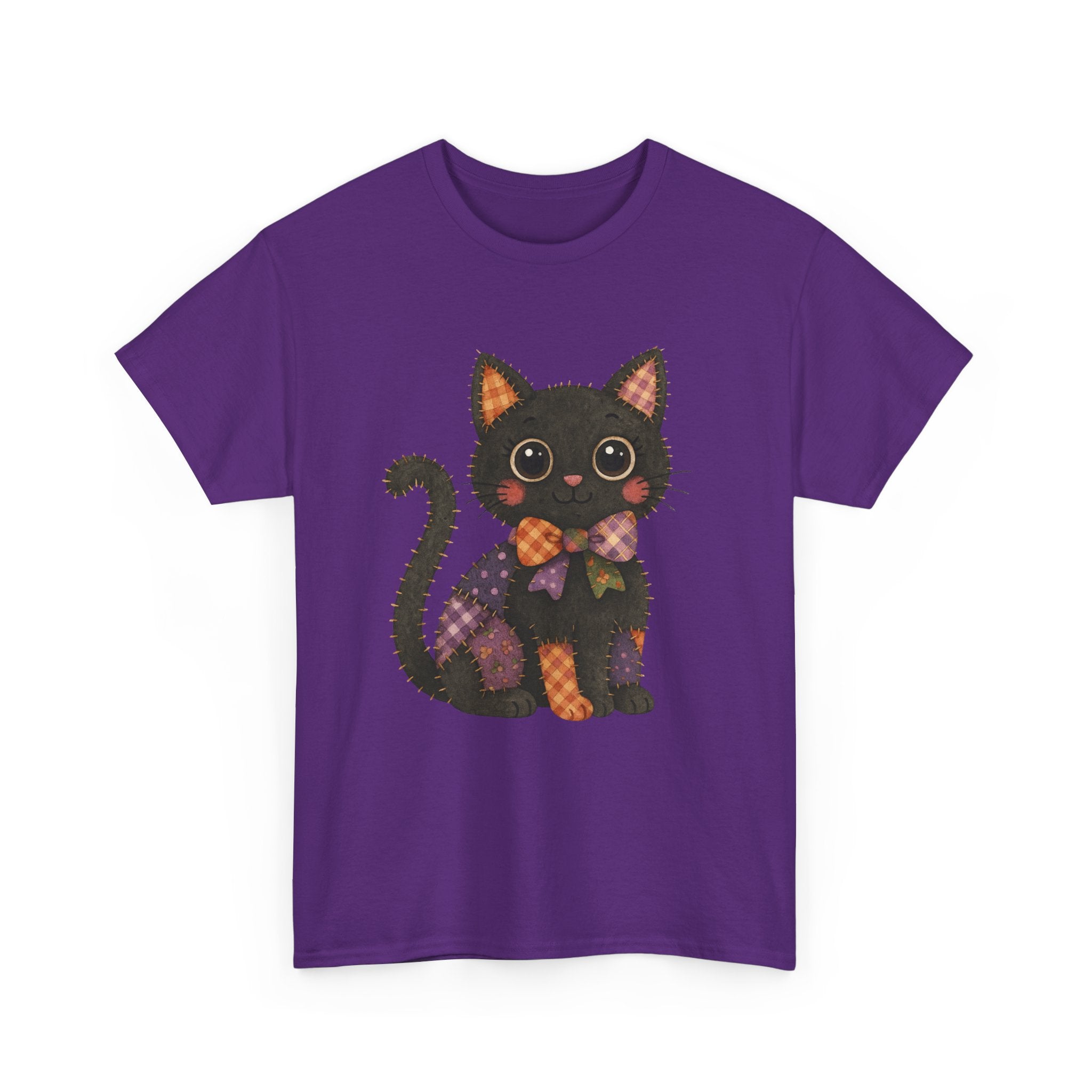 Cute Black Cat Halloween T- Shirt Printify