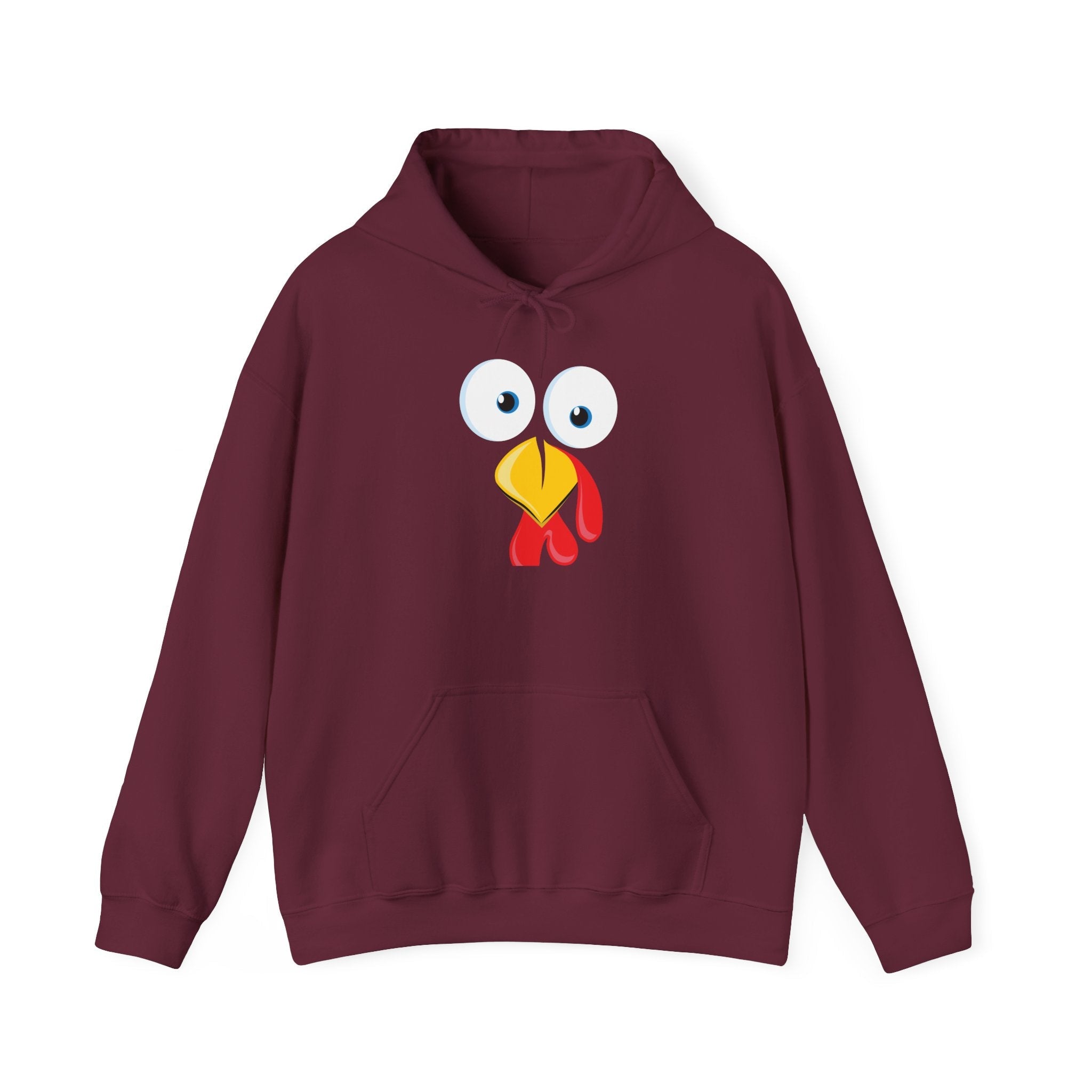 Turkey Face Hoodie Printify