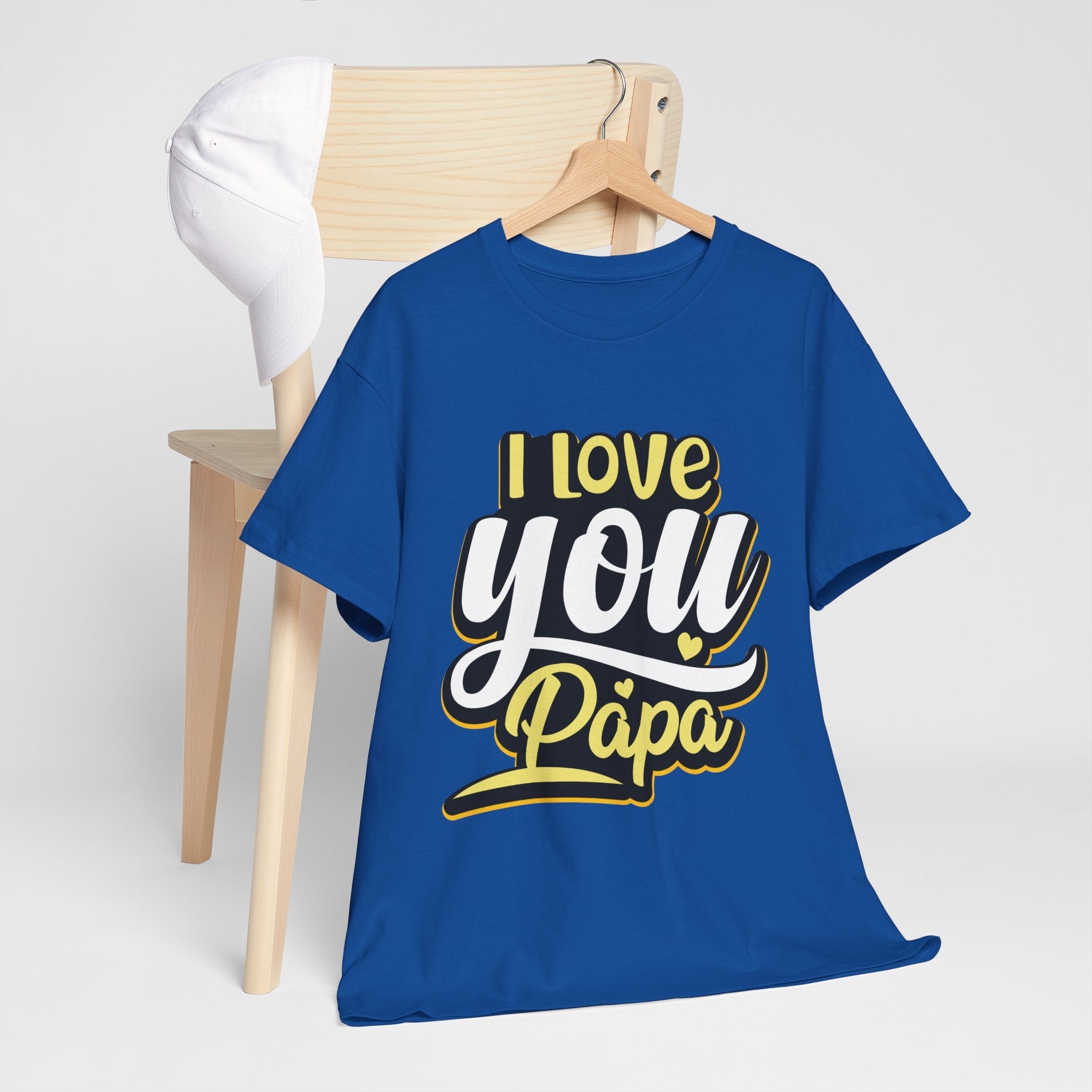 I Love You Papa Unisex Graphic T-Shirt Printify