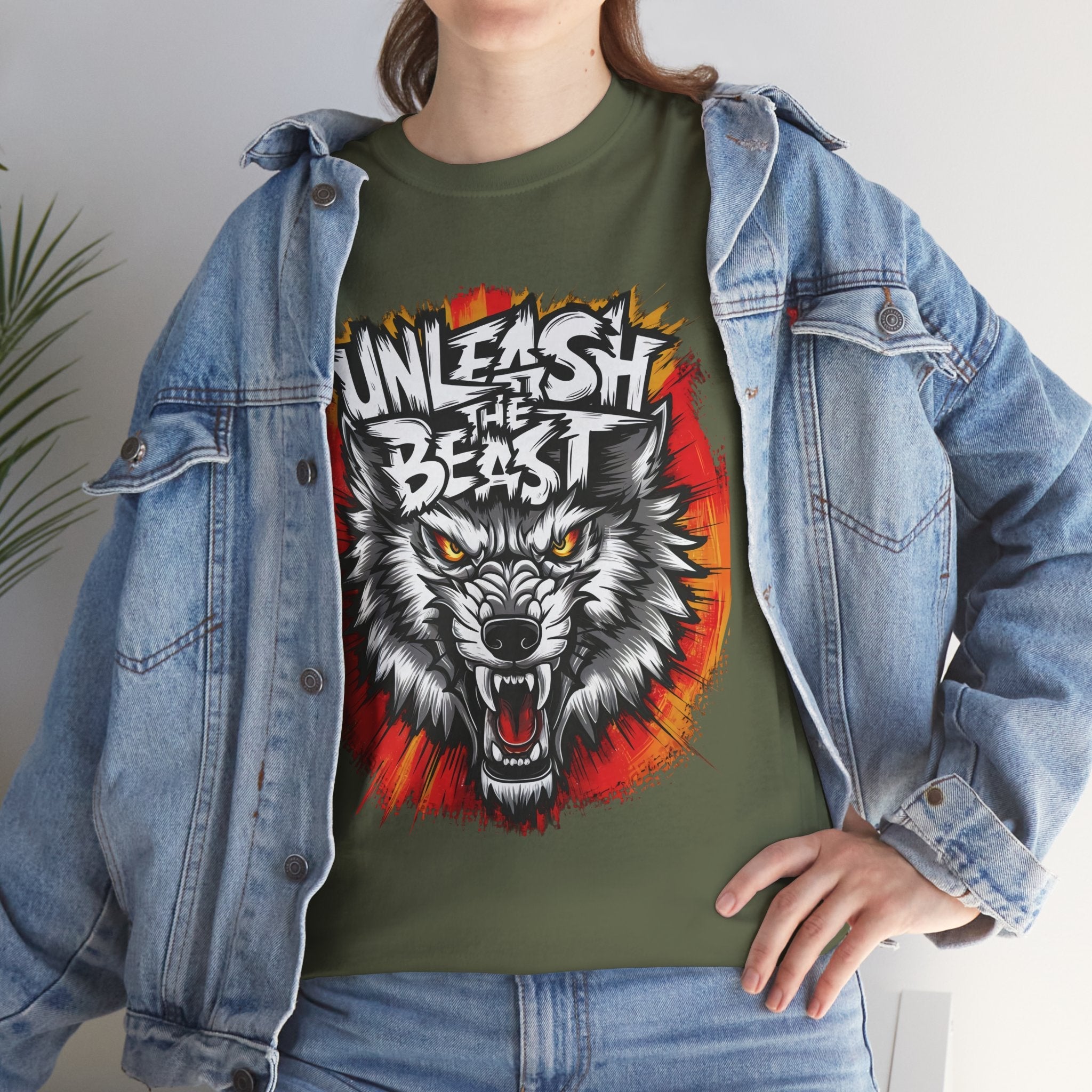 Unleash the Beast Graphic T- Shirt Printify