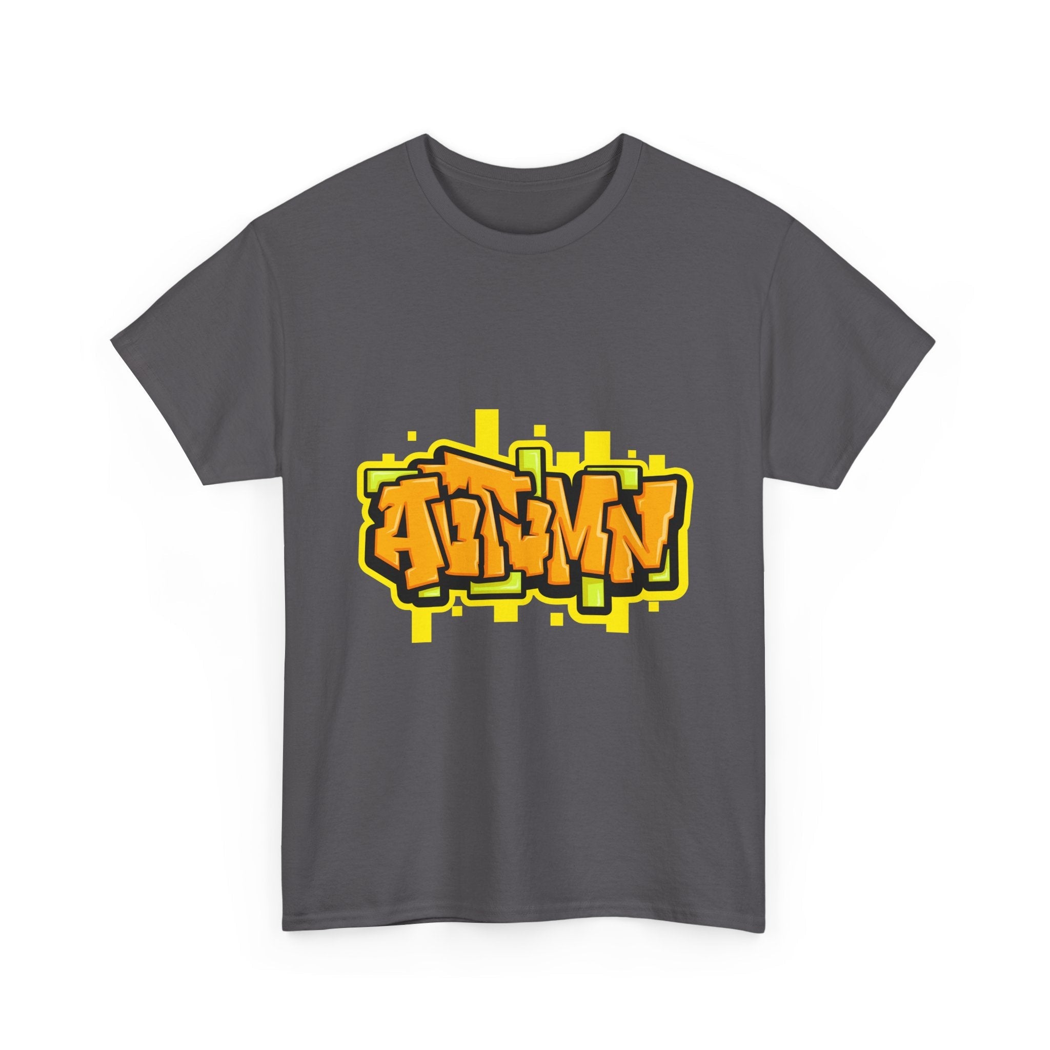 Bold Autumn Graffiti Graphic T-Shirt Printify