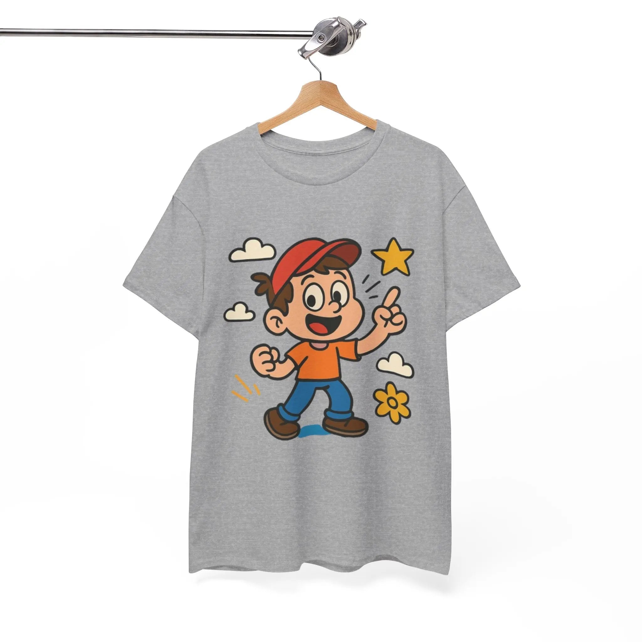 Cute Cartoon Kid Unisex T-Shirt Printify